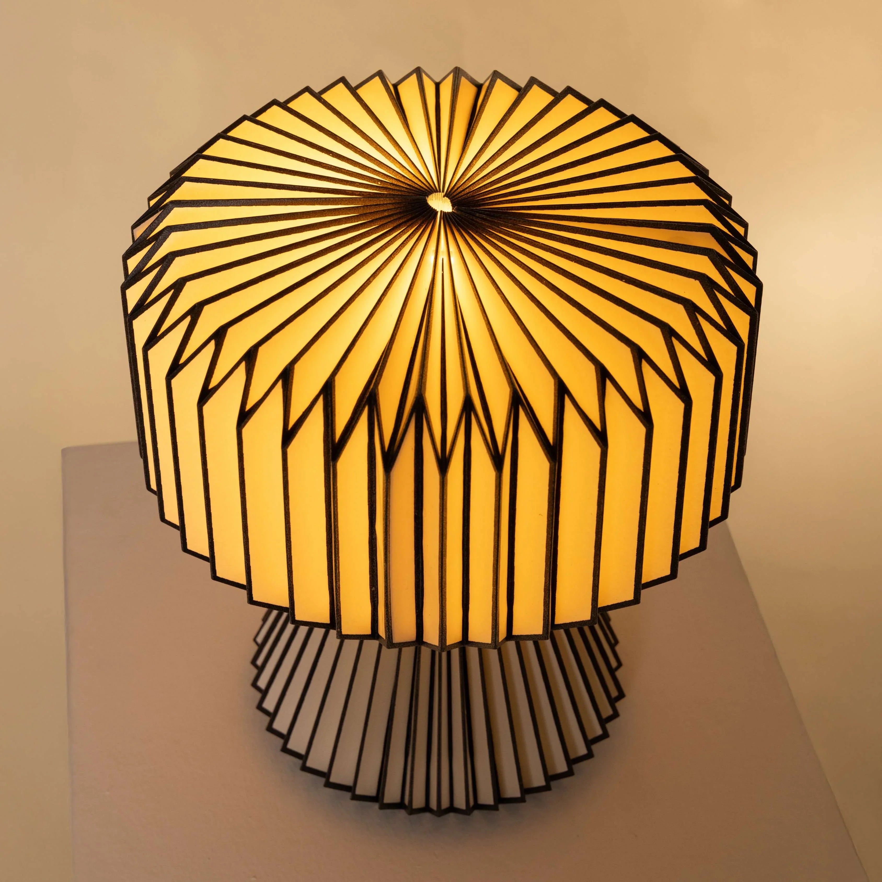 Orilamp - Table Lamp for Living Room | Bedside Lampshade
