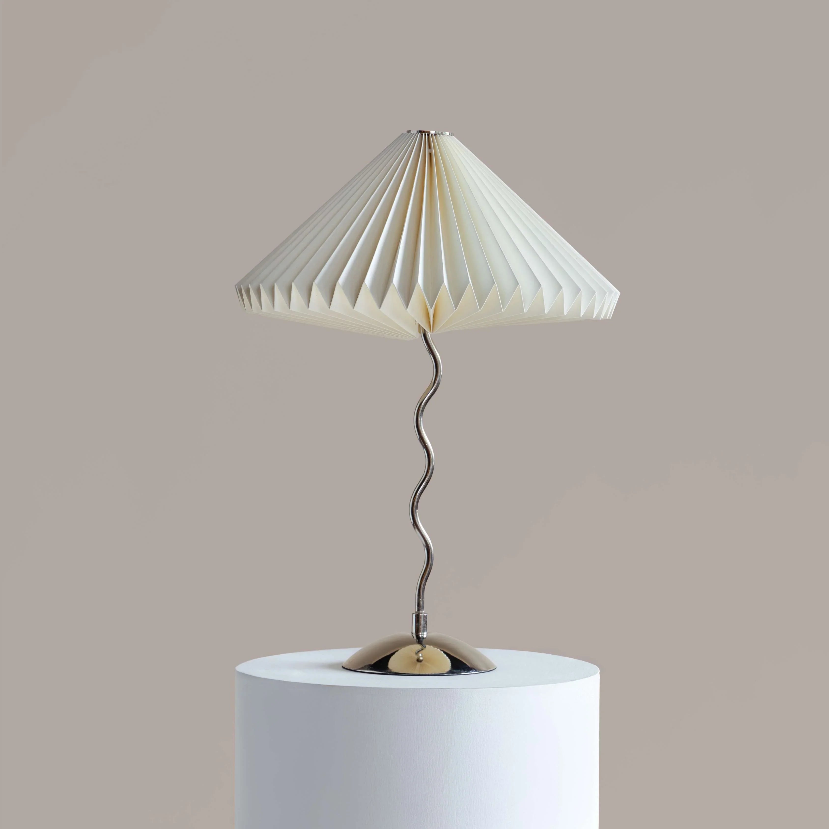 Wavy Table Lamp for Home Decor | Stylish Bedside Lamp | Night Lamp for Bedroom