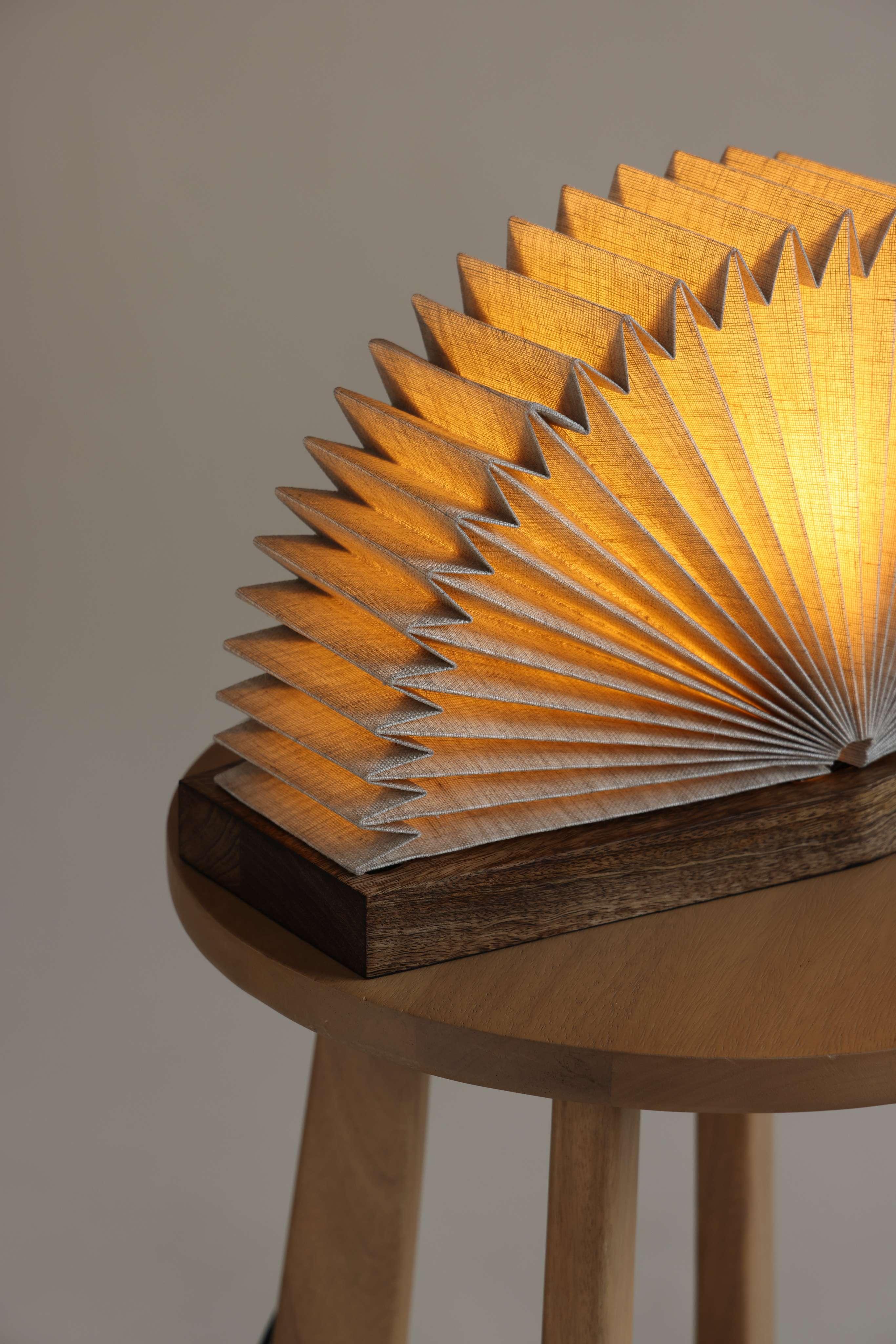 Linen Book Lampshade | Functional & Stylish Lamp for Study Tables and Workspaces