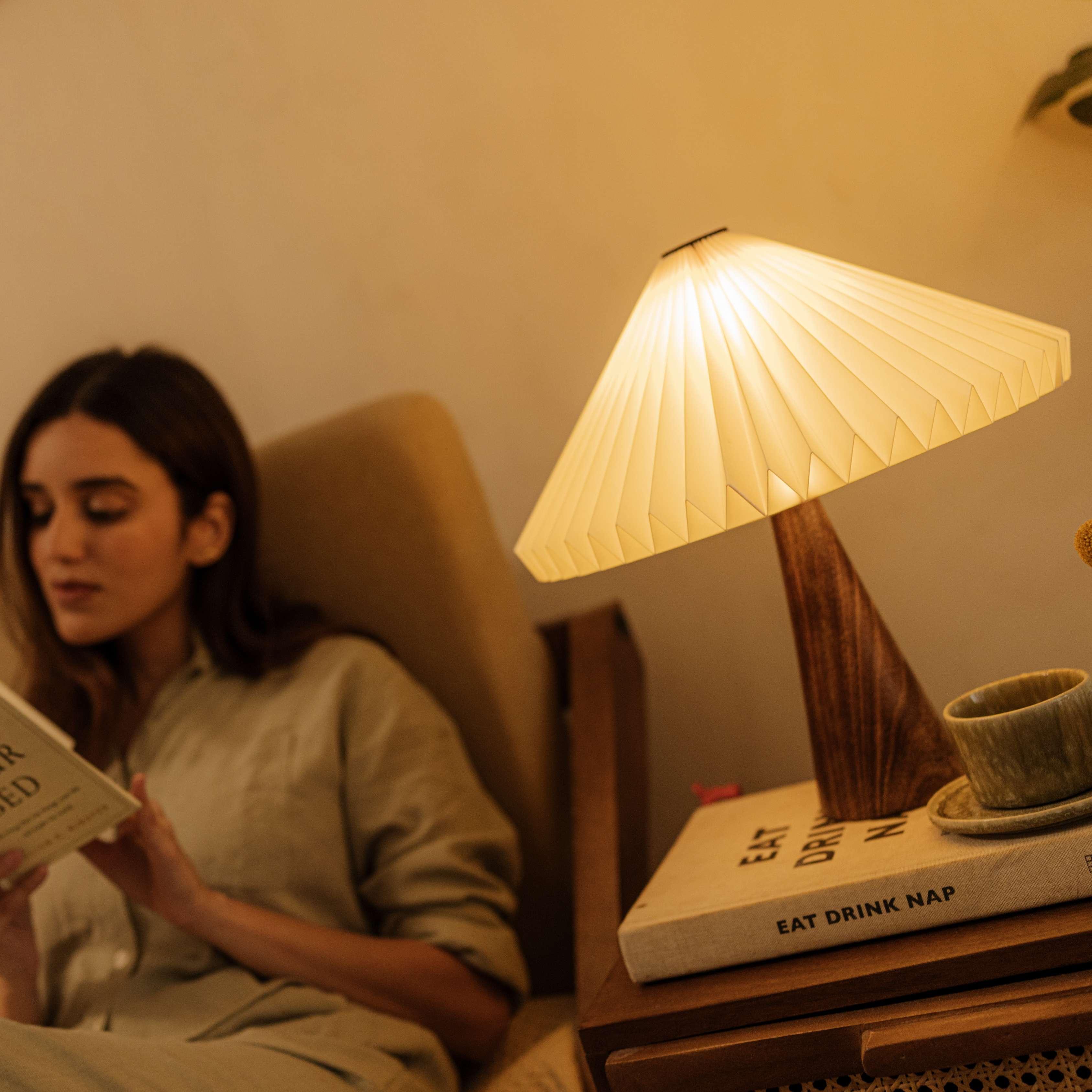 Ballet Table Lamp | Wooden Table Light Lamp for Living Room | Night Lamp for Bedroom