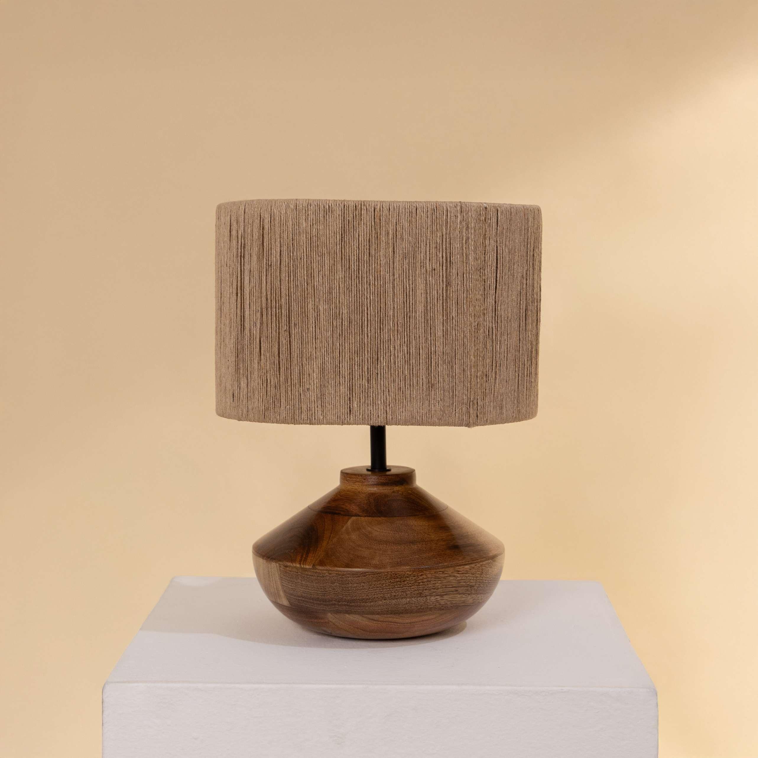 Faith Jute Table Lamp | Study Table Lamp, Table Lamps for Living Room