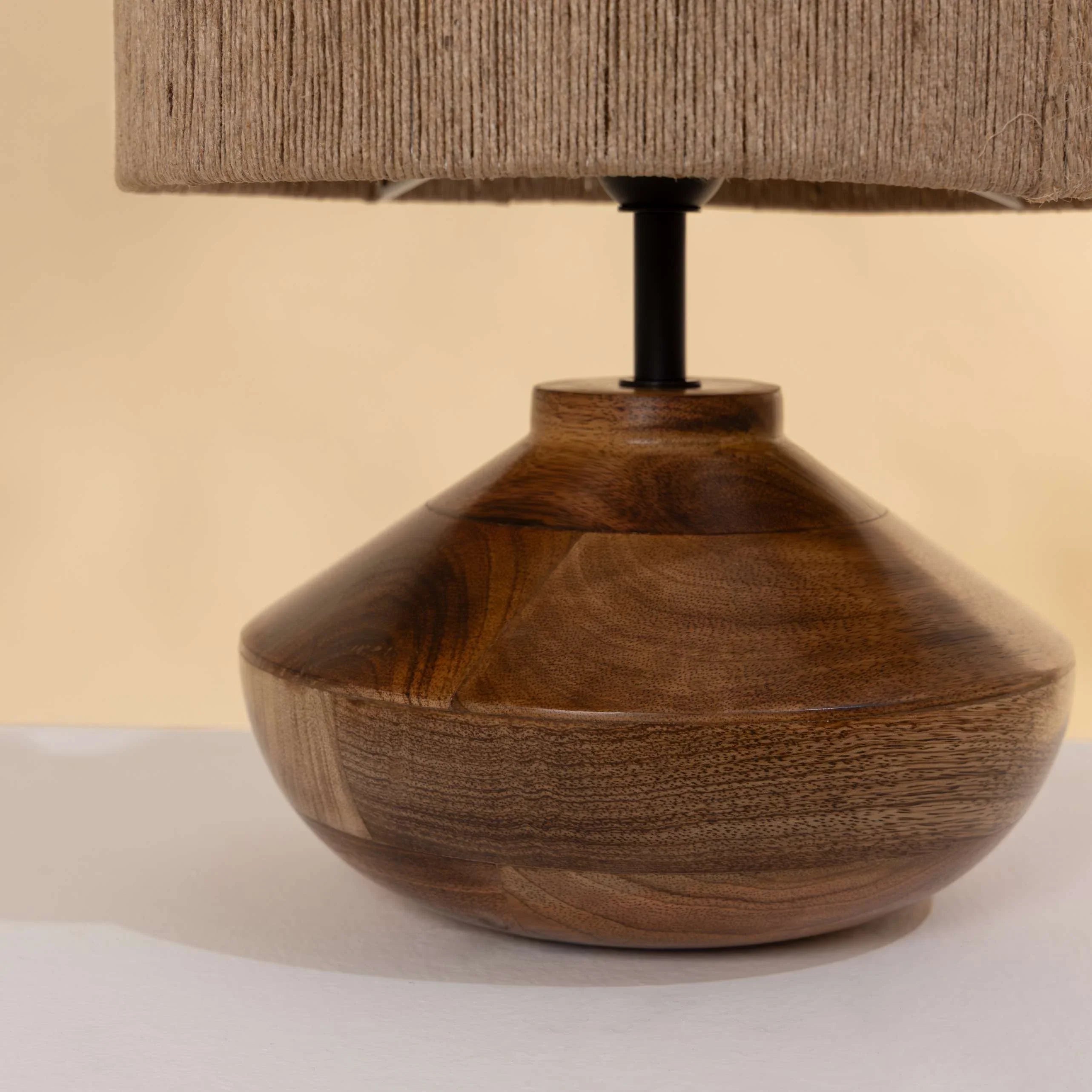 Faith Jute Table Lamp | Study Table Lamp, Table Lamps for Living Room