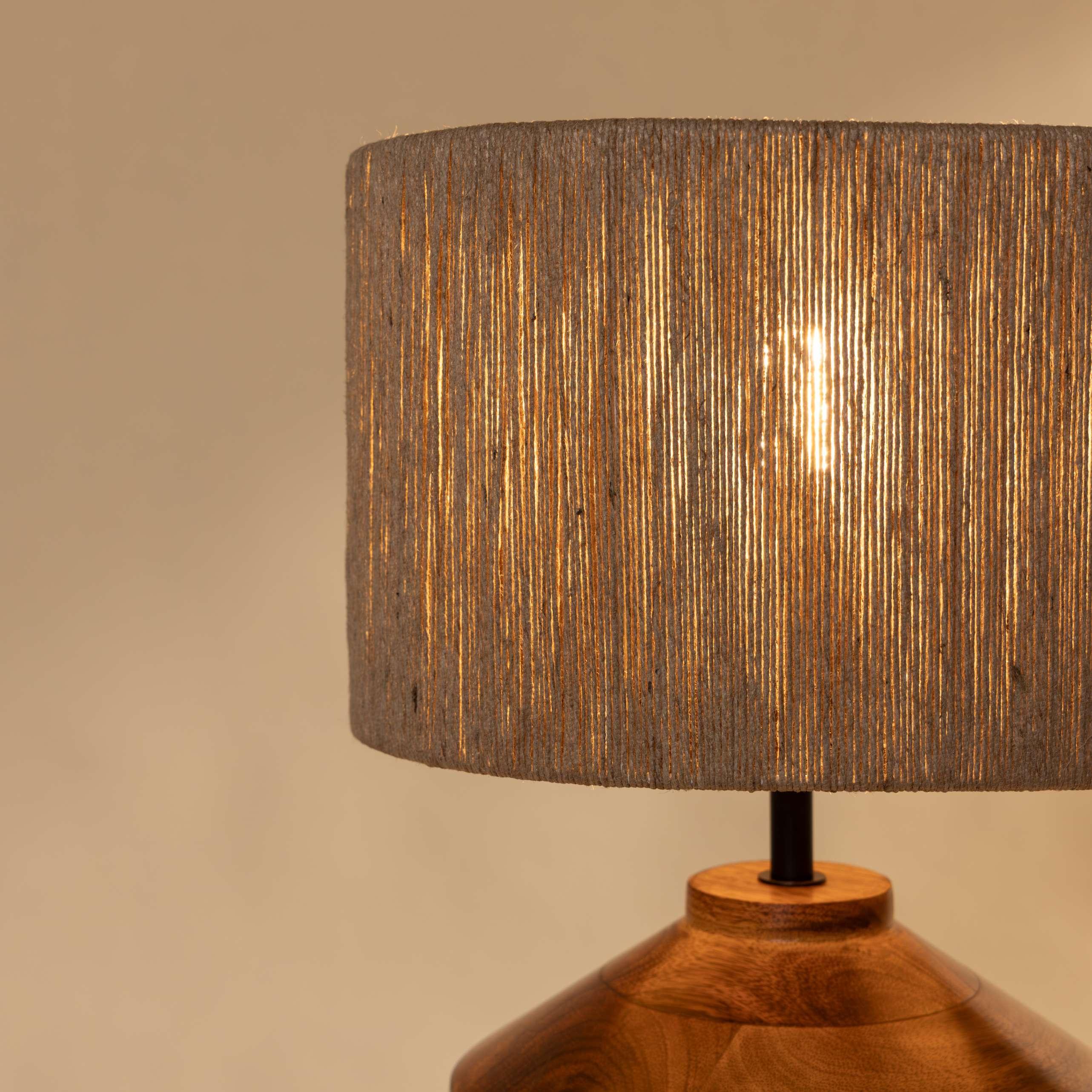 Faith Jute Table Lamp | Study Table Lamp, Table Lamps for Living Room