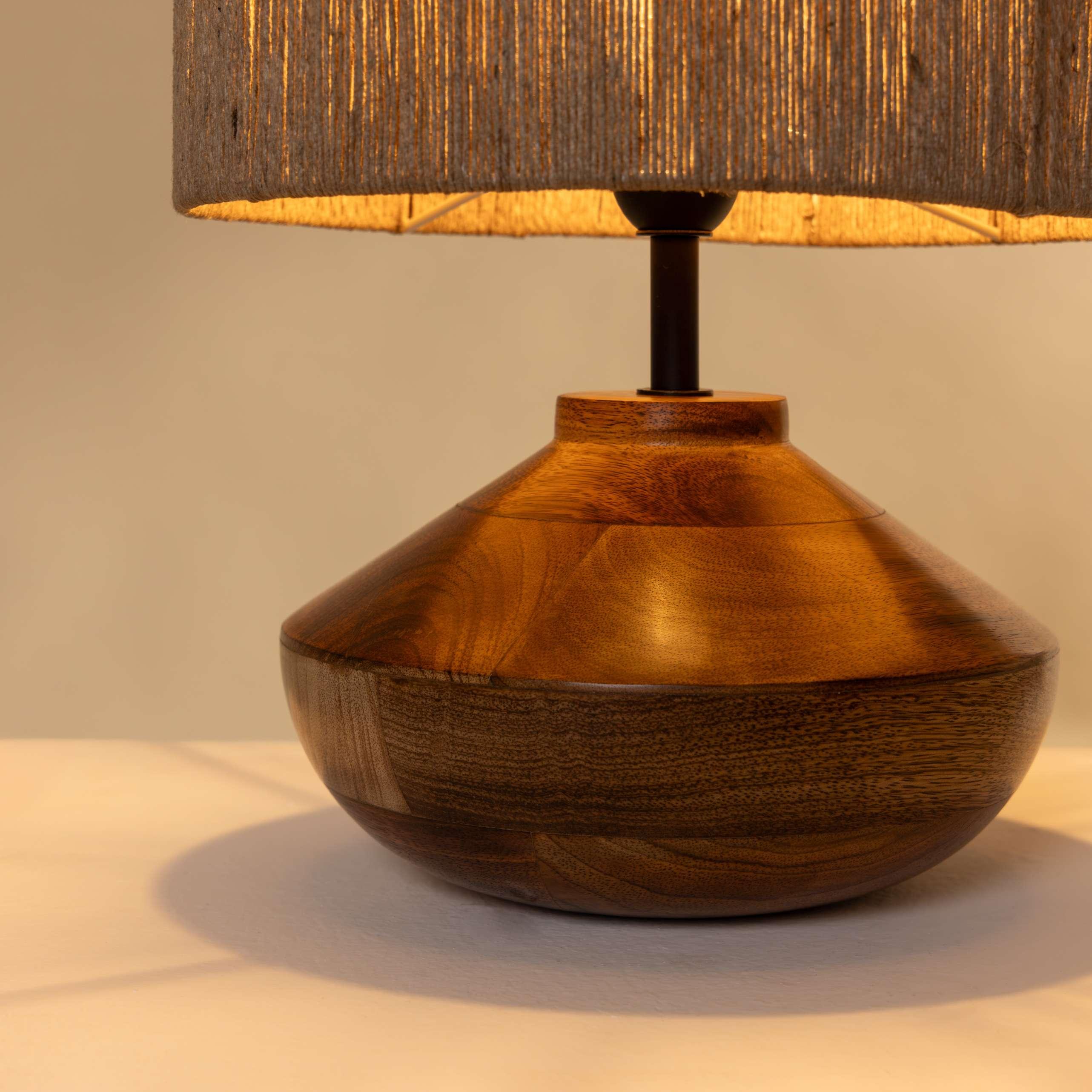 Faith Jute Table Lamp | Study Table Lamp, Table Lamps for Living Room
