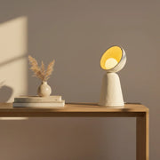 Eco Sphere Designer Table Lamp for Living Room | Paper Mache Minimalist Night Light