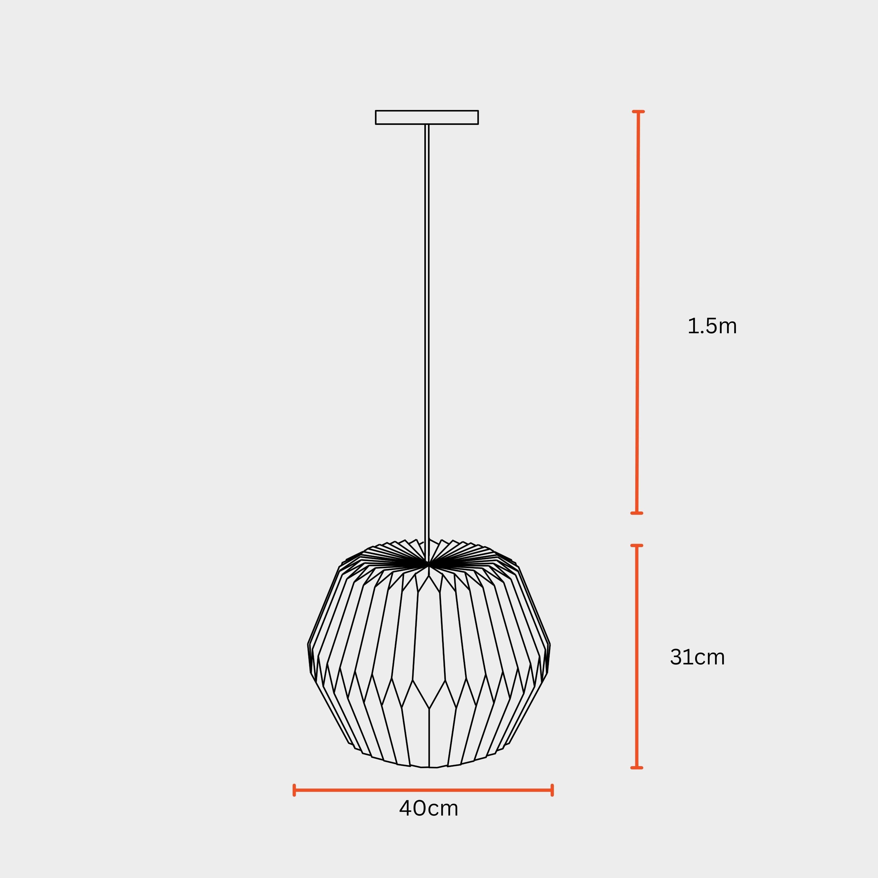 Decorative Origami Ceiling Hanging Lights for Living Room | Foldable Paper Shade Pendant Lantern