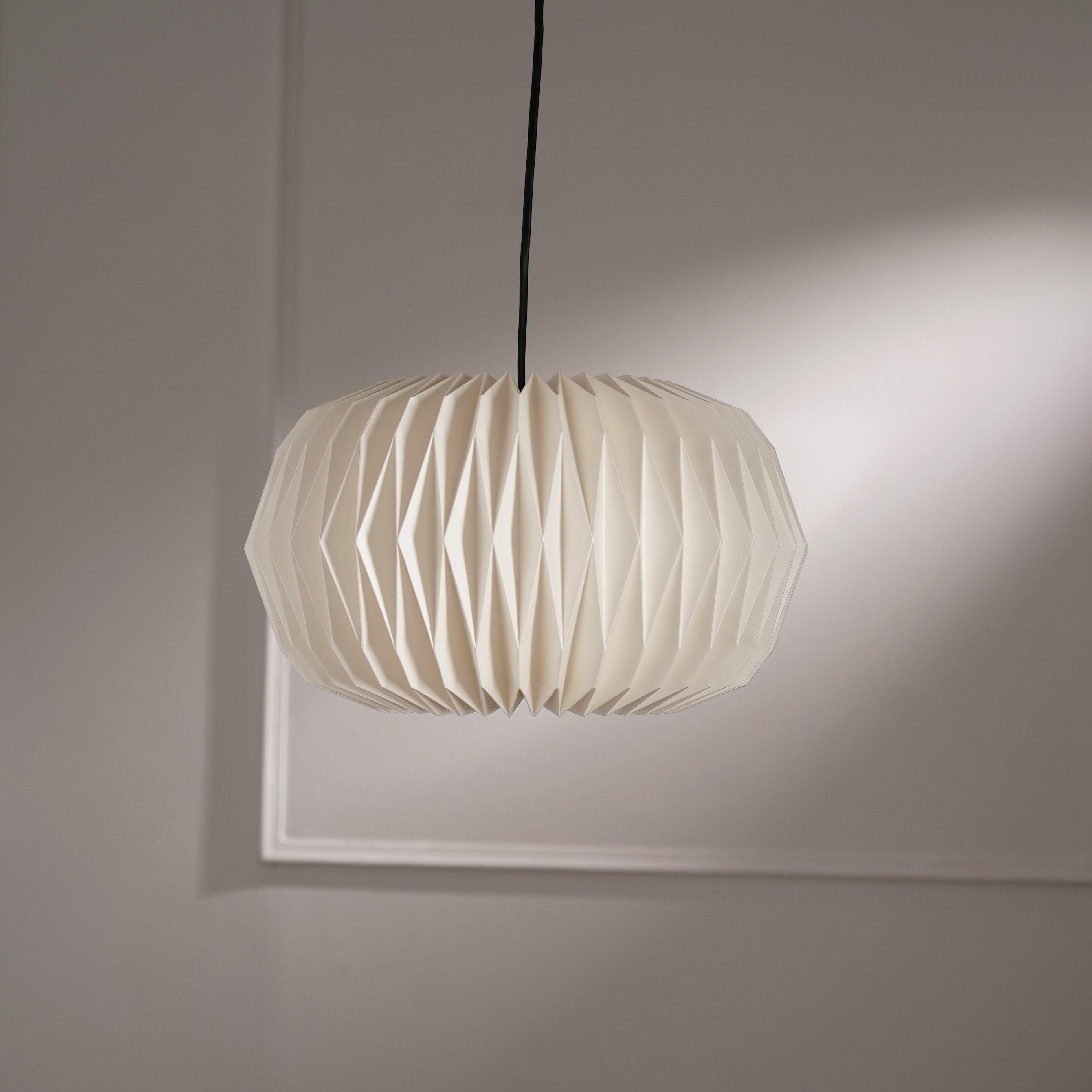 Buy Hanging Lights - Velocity Origami Ceiling Hanging Light | Foldable Paper Lantern Light by Fig on IKIRU online store