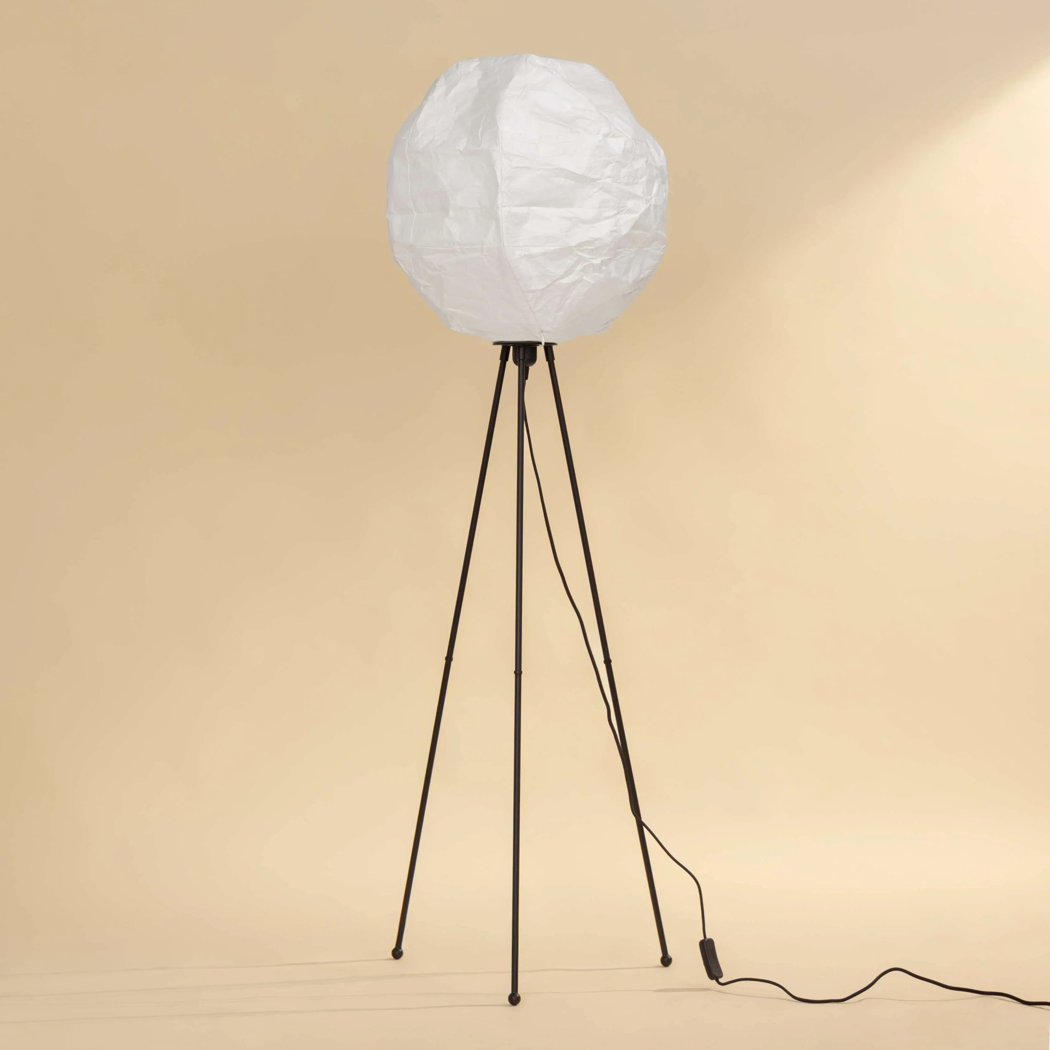 Lunar Floor Lamp for Living Room | Standing Lampshade