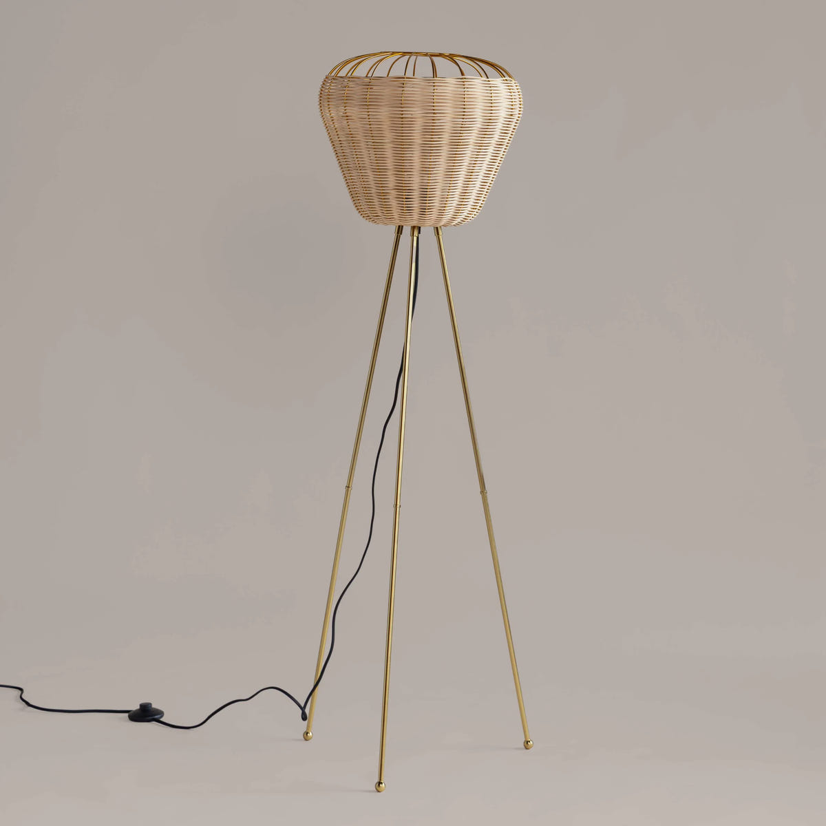 Meiji Collection Tripod Floor Lamp | Standing Lamp for Living Room & Modern Home Decor