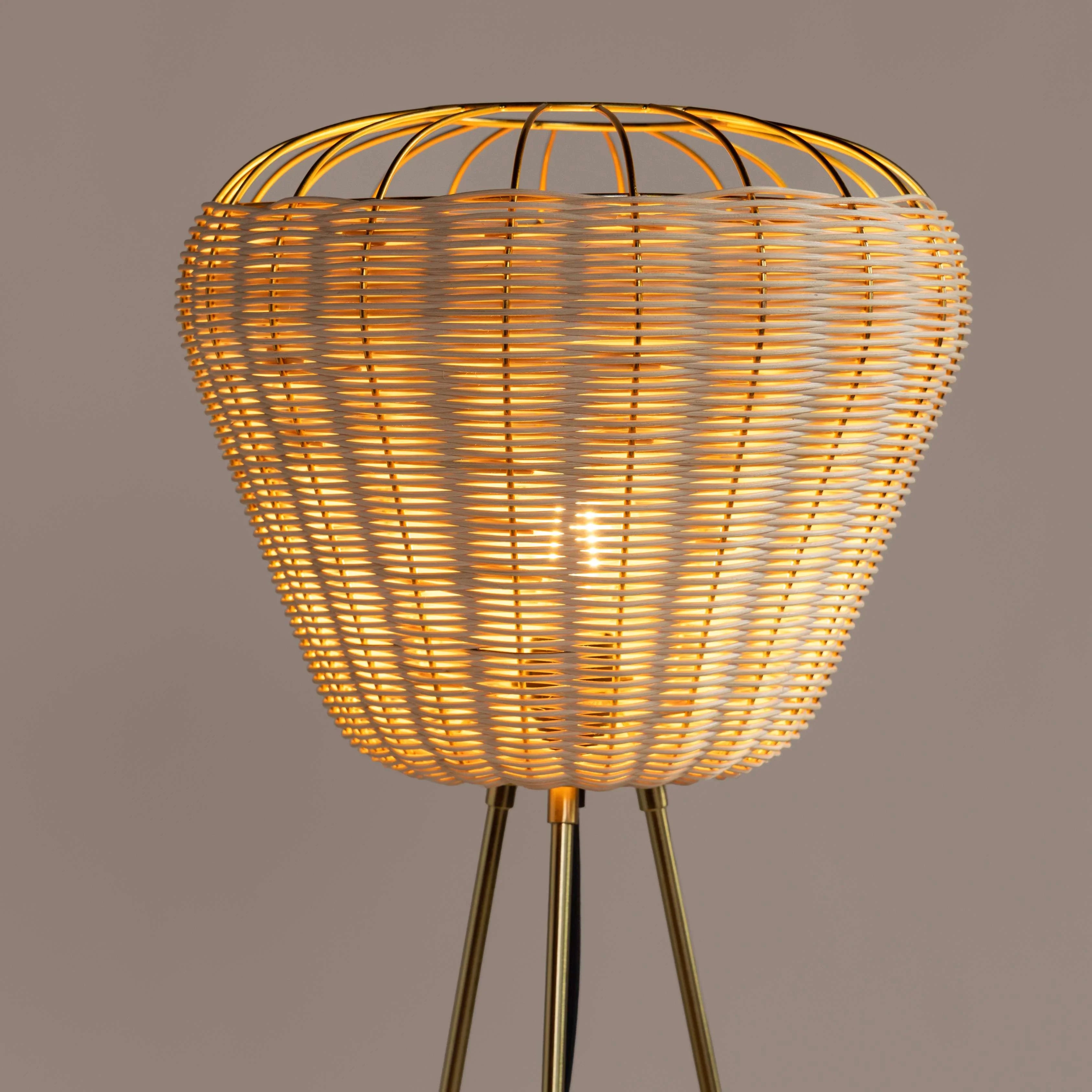 Meiji Collection Tripod Floor Lamp | Standing Lamp for Living Room & Modern Home Decor