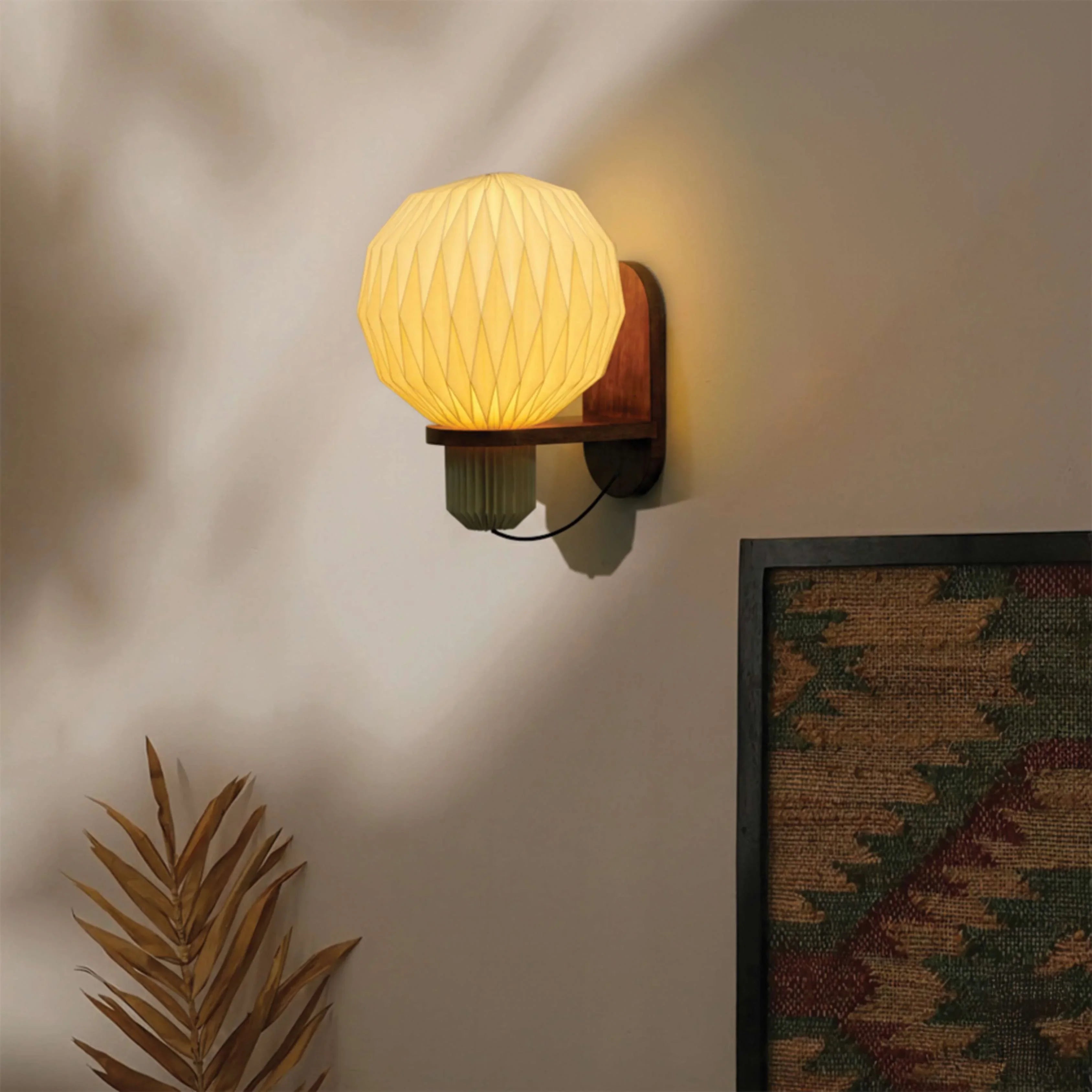 Aura Pleat Sconce Wall Lamp | Wall Light Lamp for Home Decor