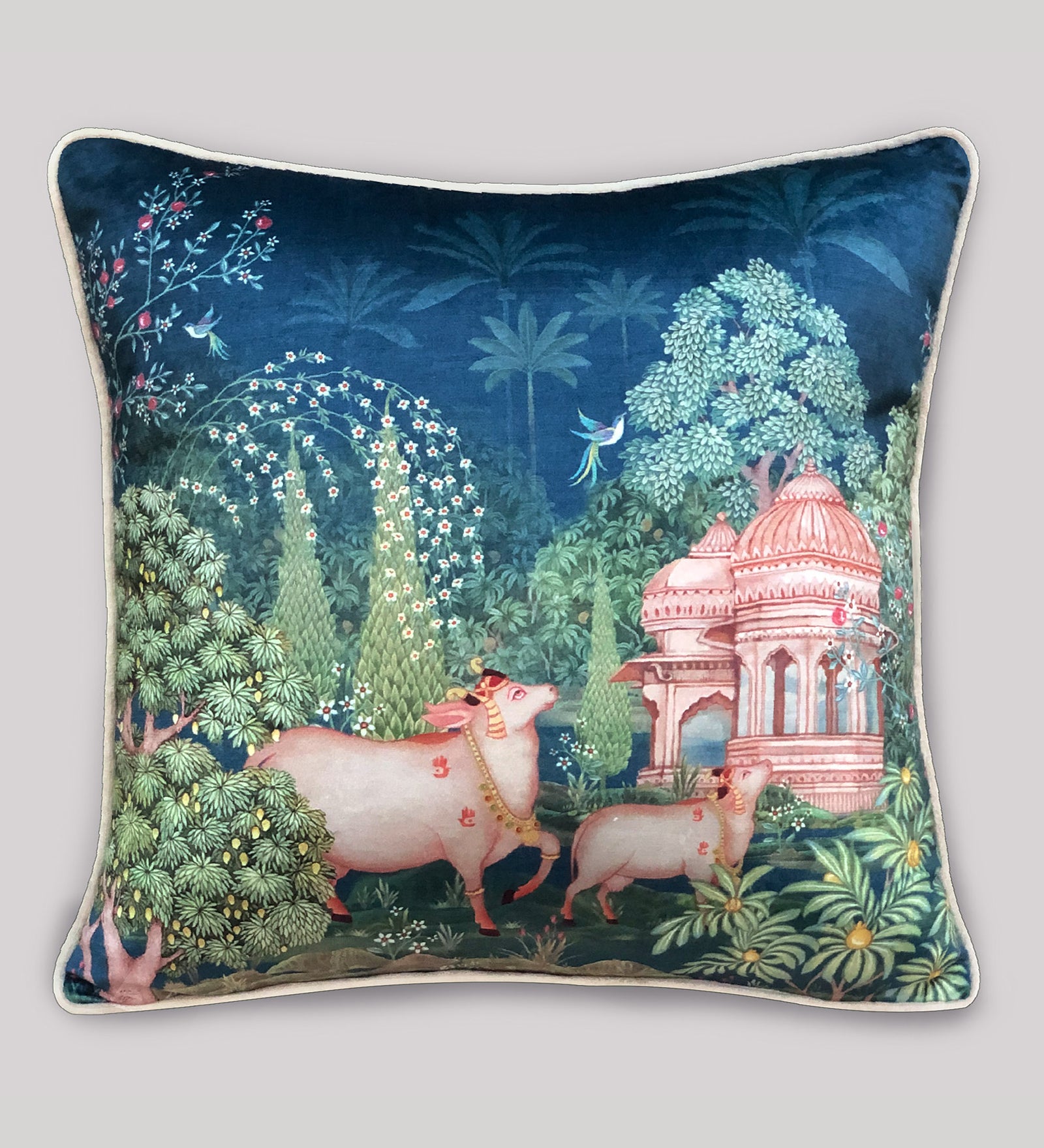 Preetier Pichwai Cushion Cover – 16 x 16