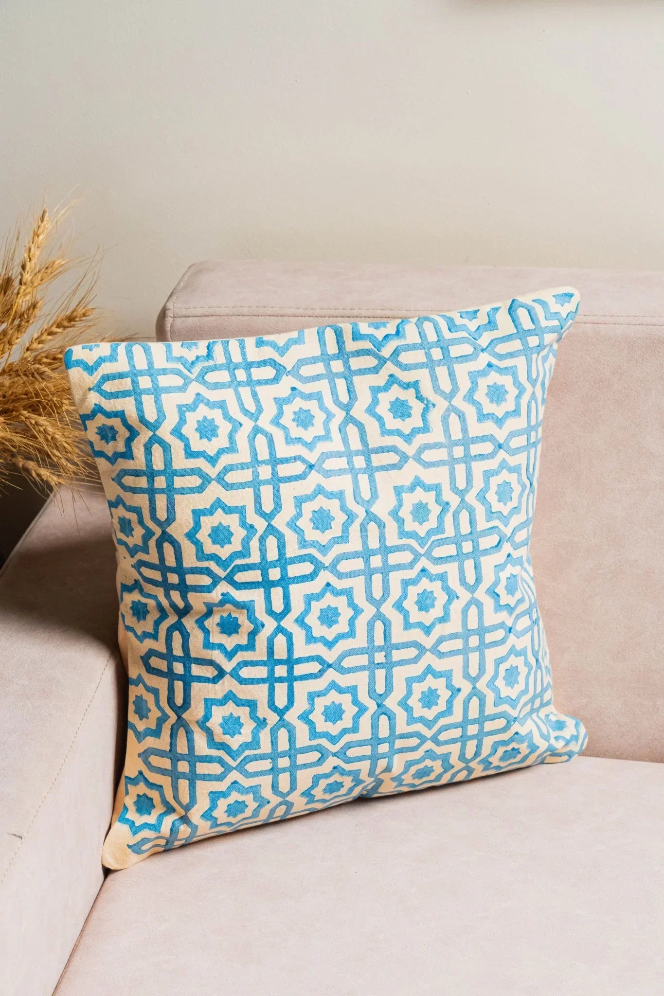Neelam Block Cushion Cover