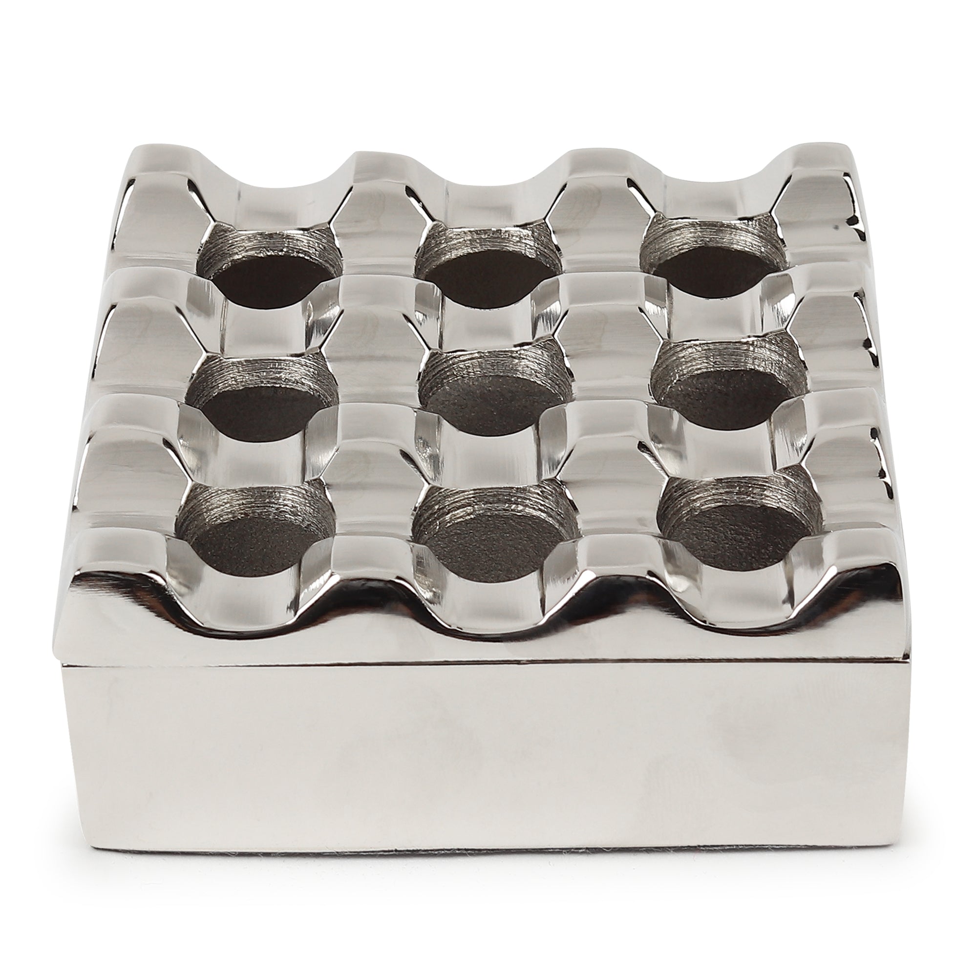 Alaric’s Gold Ashtray – Luxury Aluminium Ashtray in Gold Finish for Modern Home & Table Décor