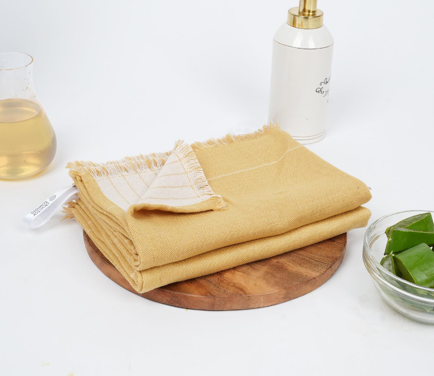 Aloevera Double Cloth Hand Towel Pack of 2