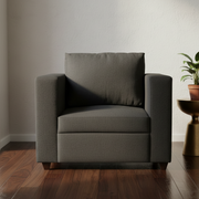 Agatti Fabric Sofa (Granite Grey)