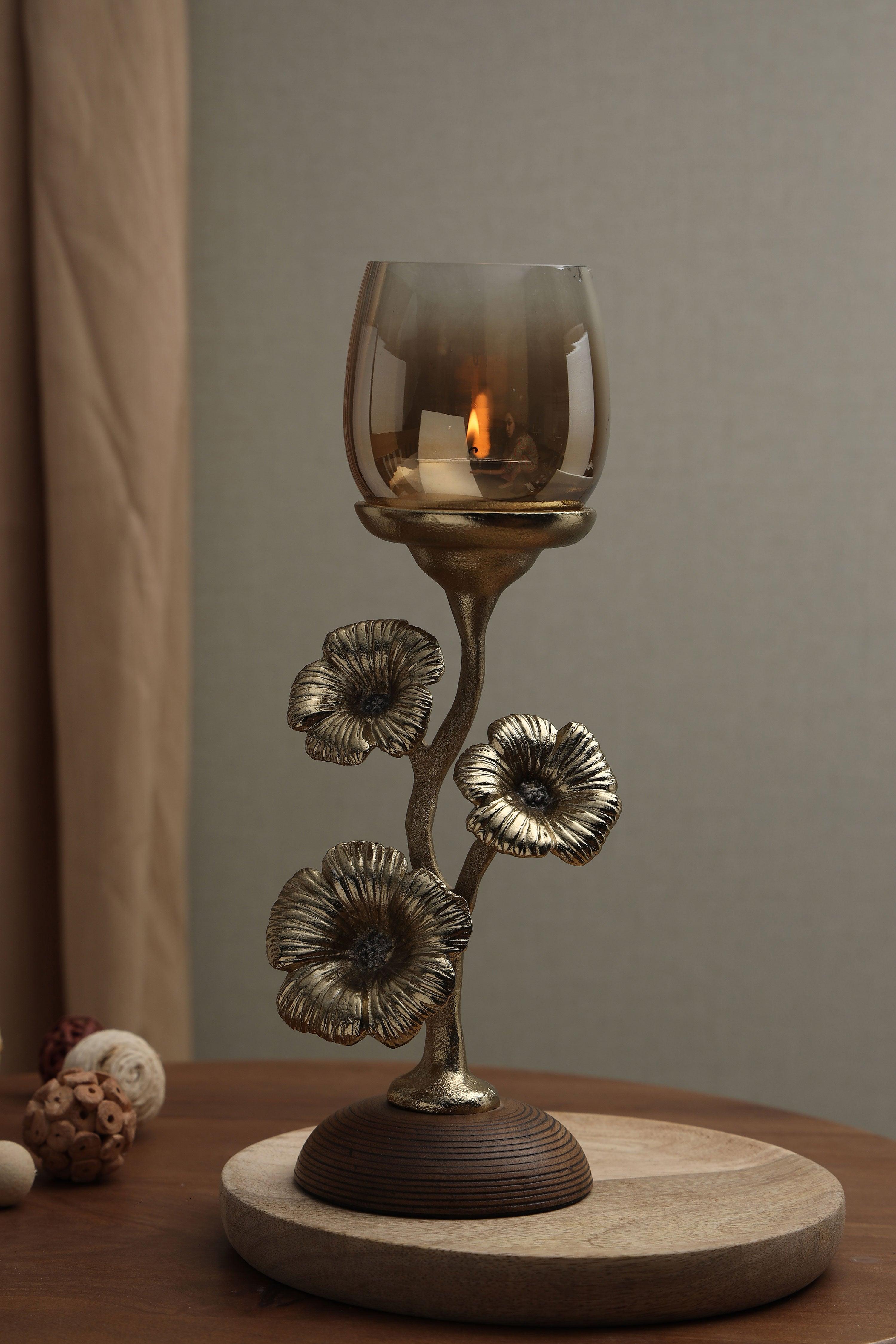 Bloom Designer Tea Light Candle Stand | T-light Holder for Home Decor