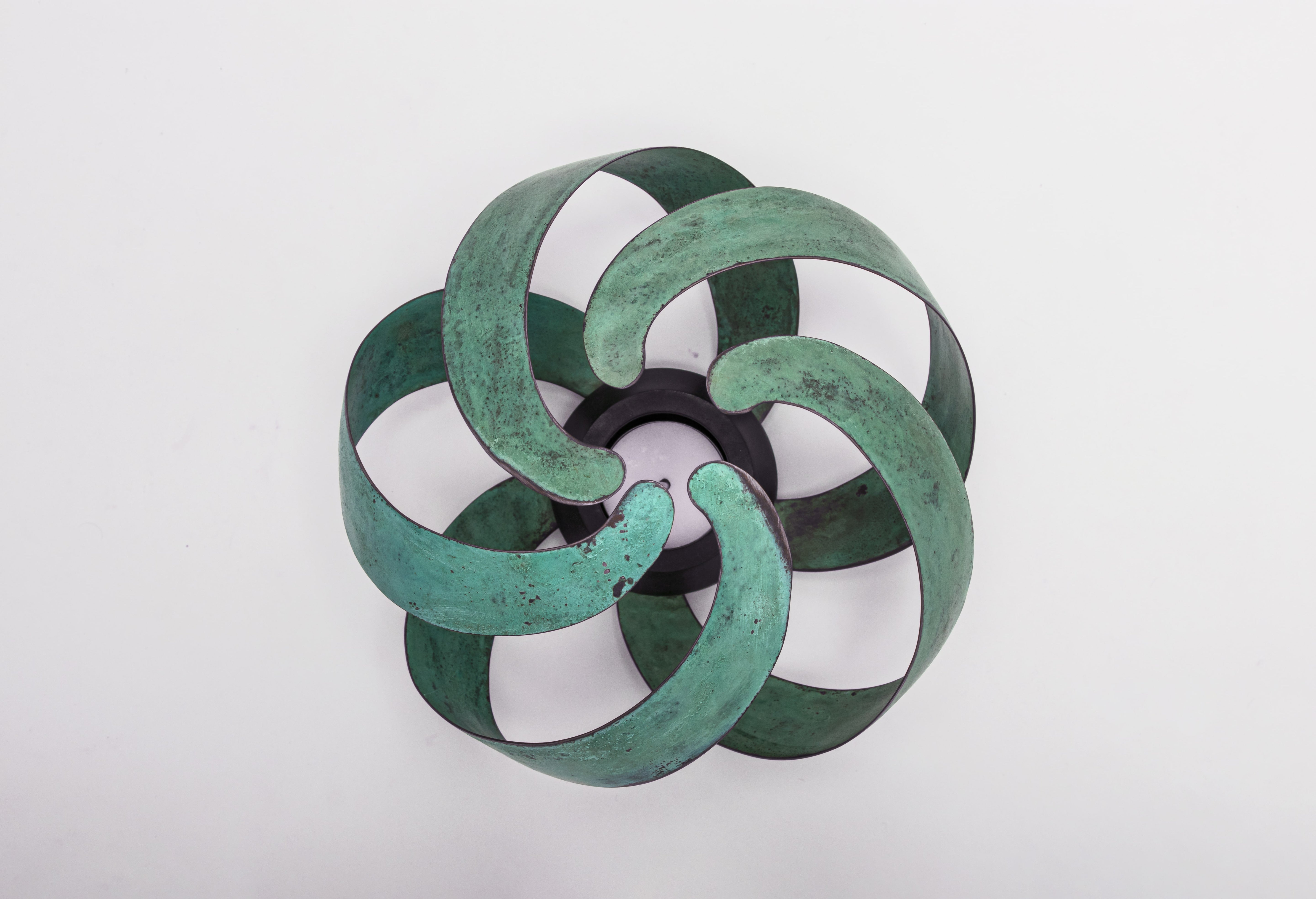 Lightball-Verdigiris | Brass And Wood