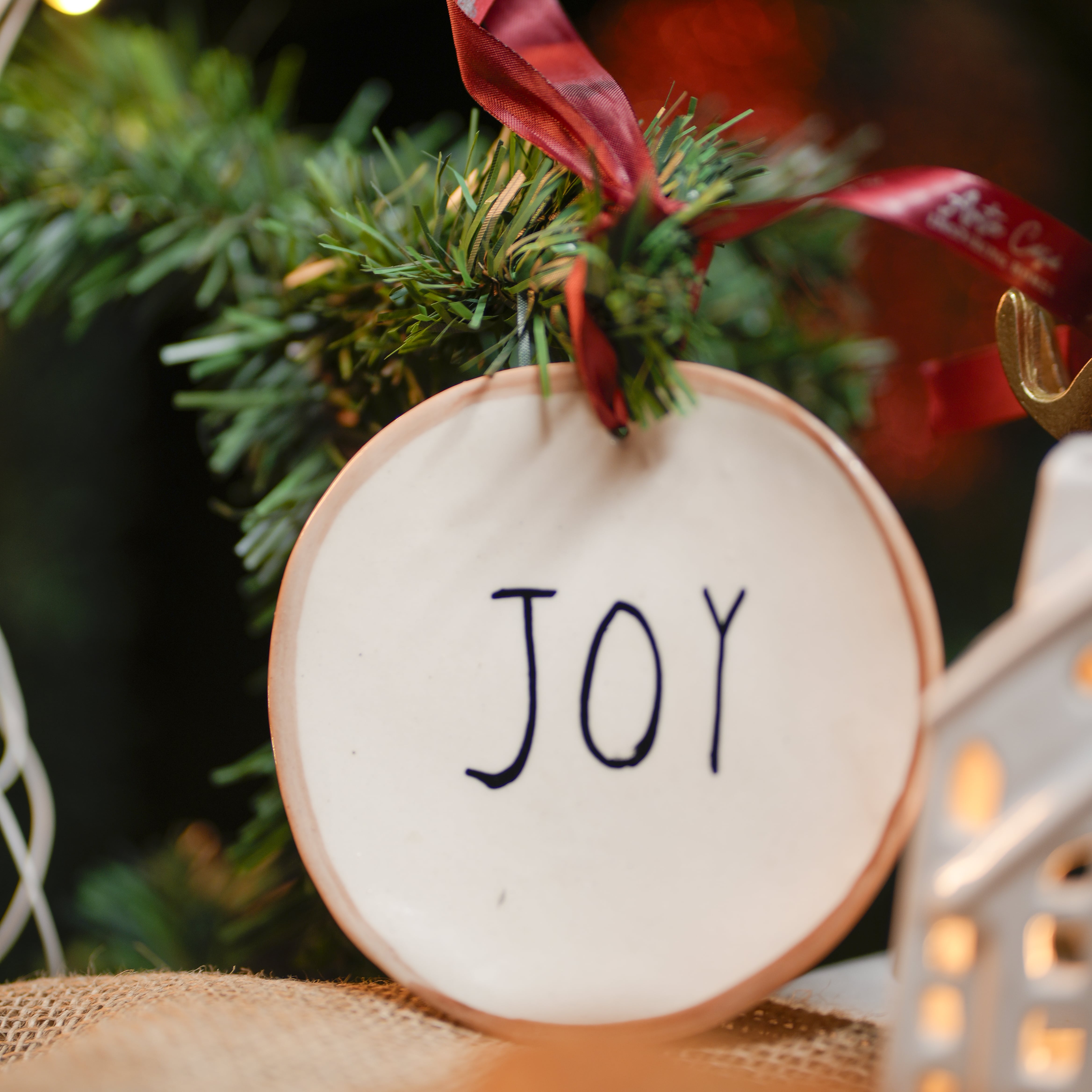 Joy festive ornament
