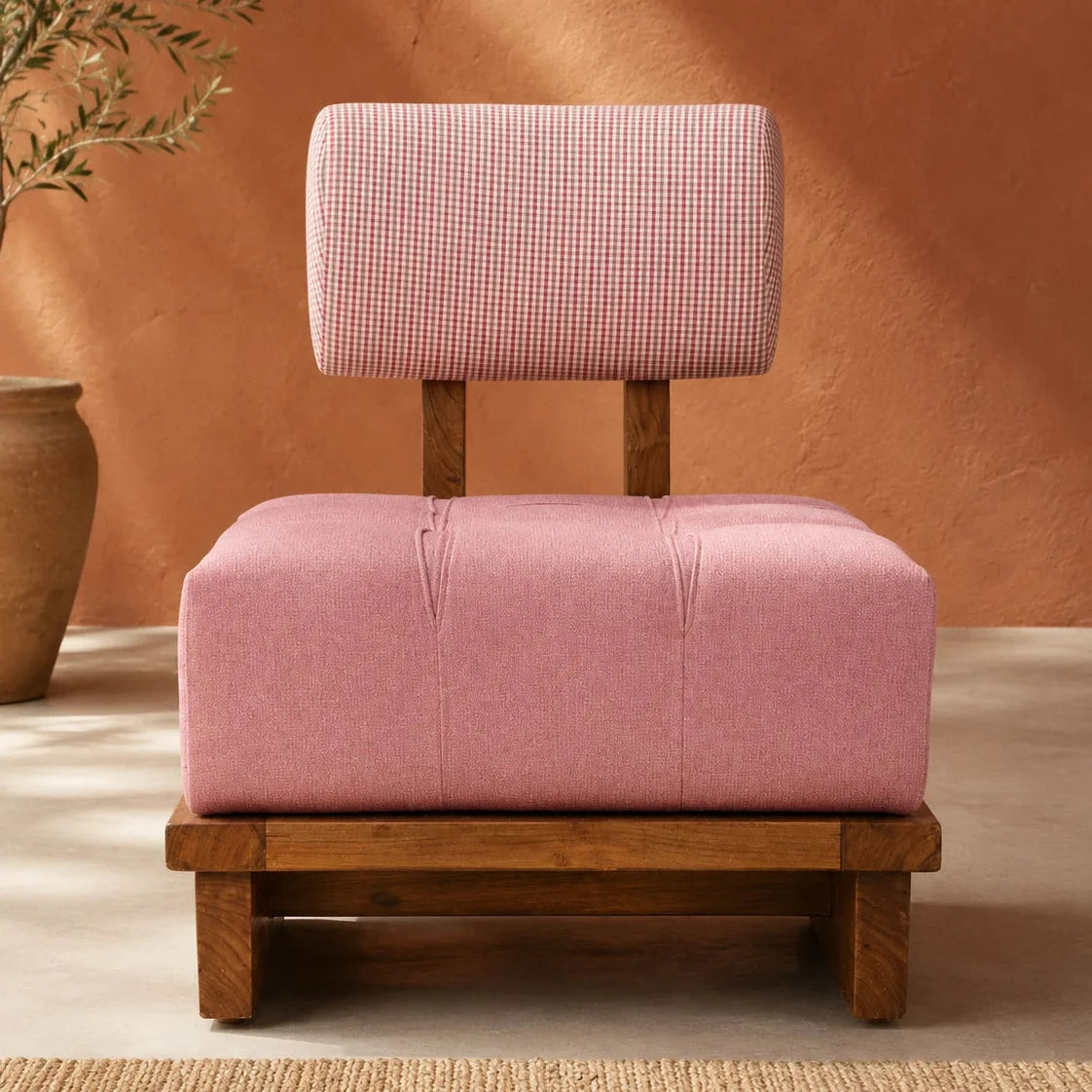 Tori Teak Wood Accent Chair