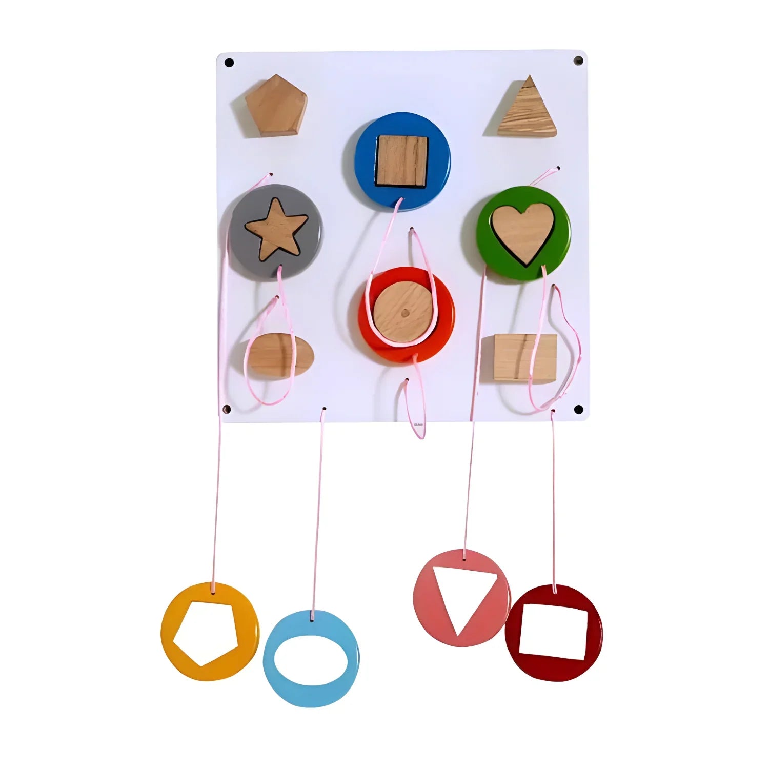 Toys Wall Panel Sensory Activity Learning Board Toys (Set of 5)