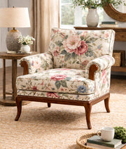 Akira Velvet Fabric Armchairs