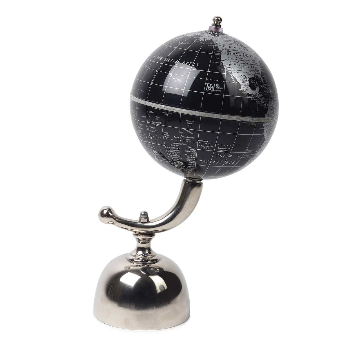 Noir Meridian Globe