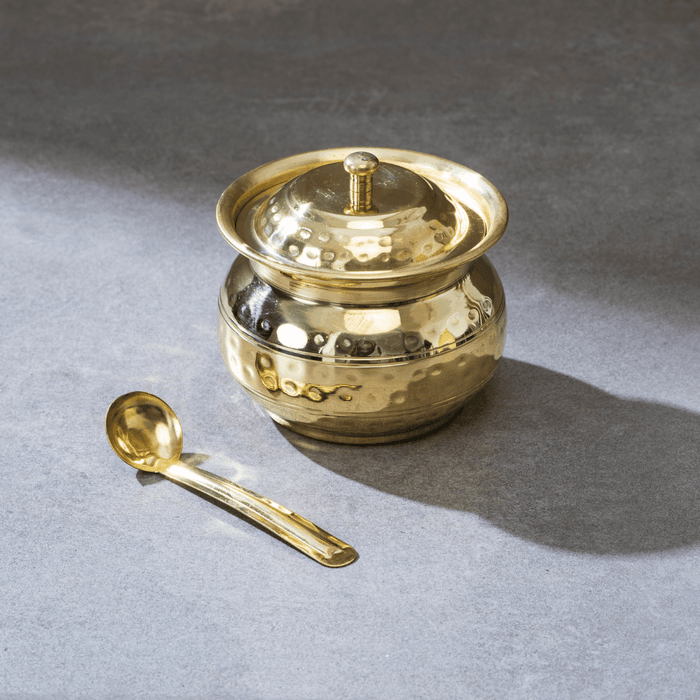 Brass Ghee Pot