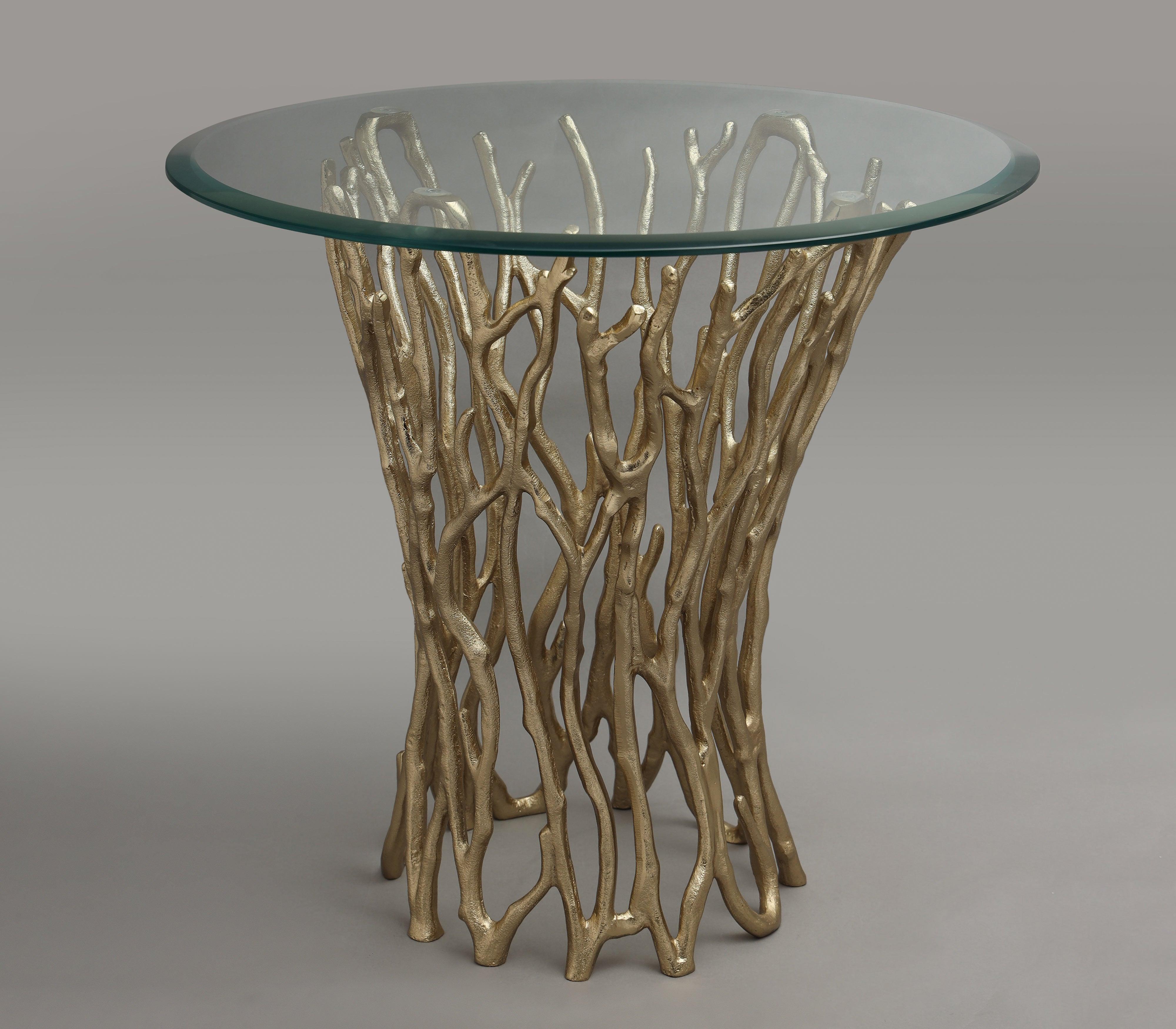 Twines Side Table | Artistic Corner Table for Living Room | Home Decor Luxury End Tables