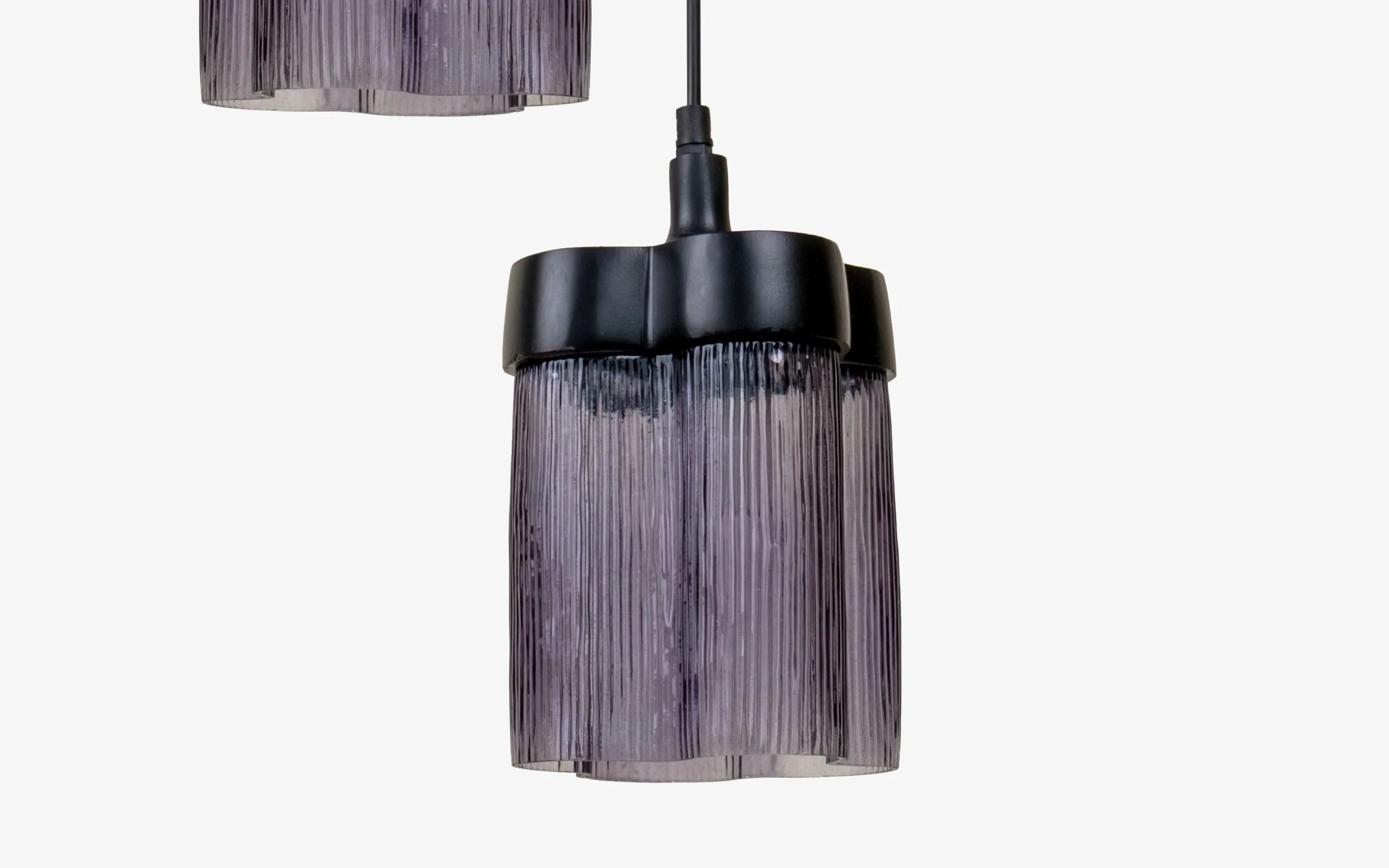 Furrow Cluster of 3 Yellow | Mild Steel and Glass