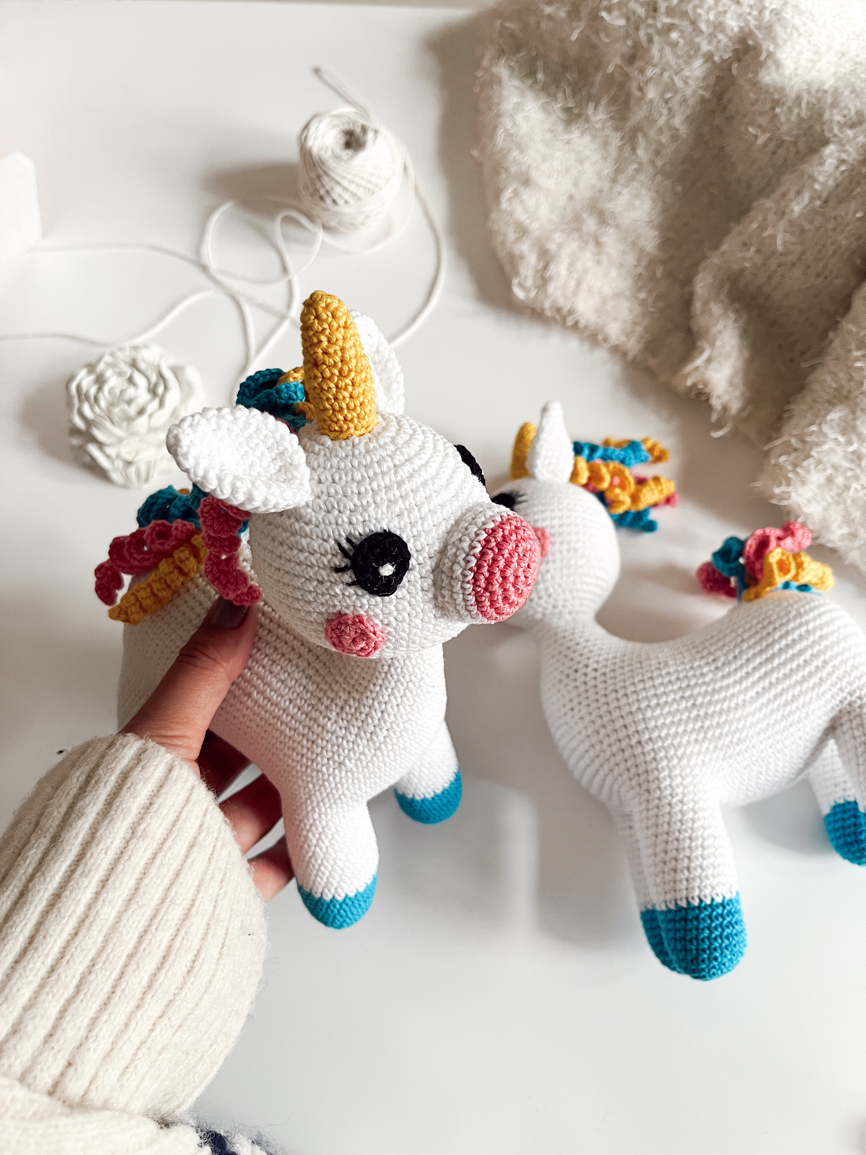 Crochet Unicorn Toy