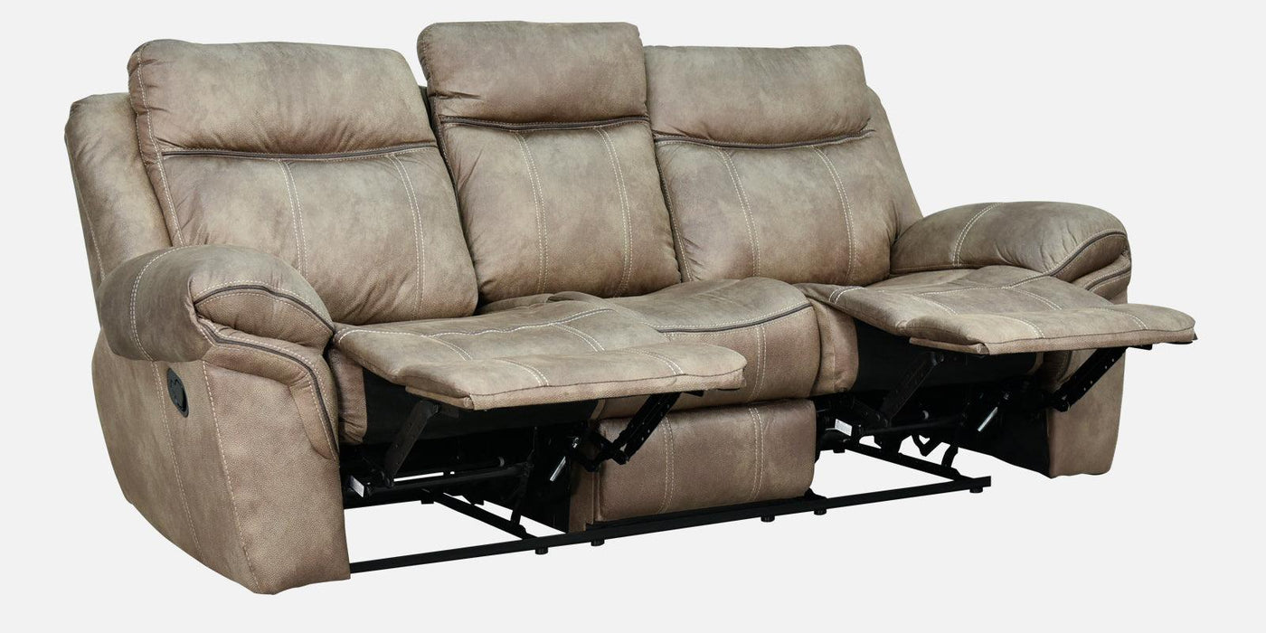 Comfort Royal Manual Recliner In Beige & Brown Colour