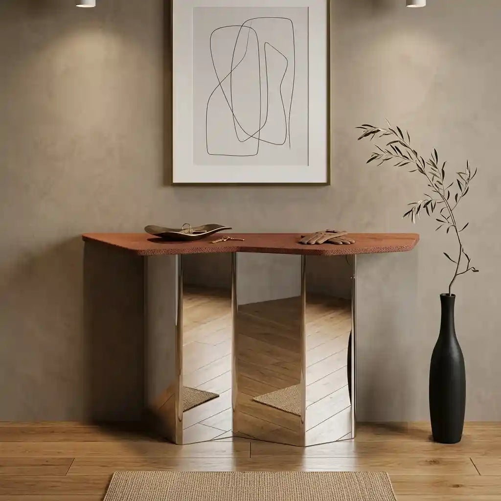 Fluted Console
