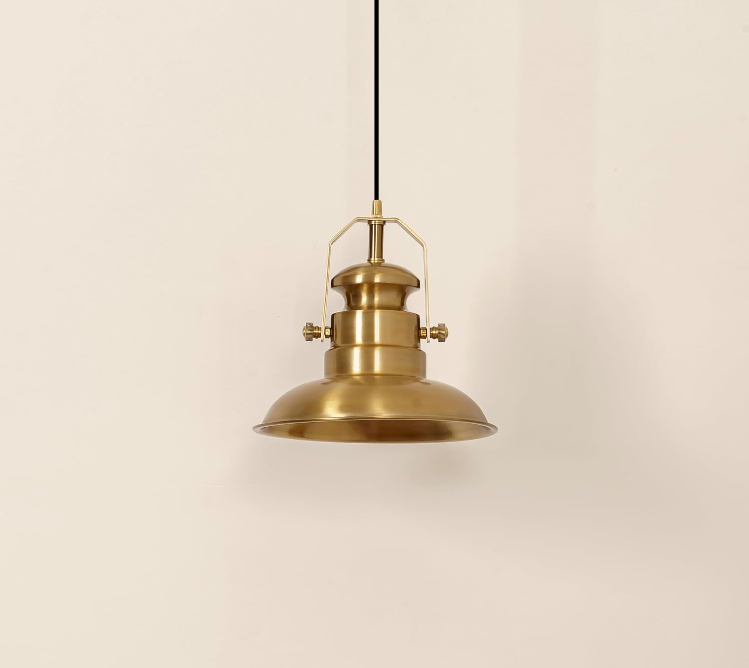 Sailors Metal Pendant Hanging Light Black Polished Hanging lamp for Indoor & Outdoor Usage| Ceiling Light for Cafes, Restaurants & Industrial Use