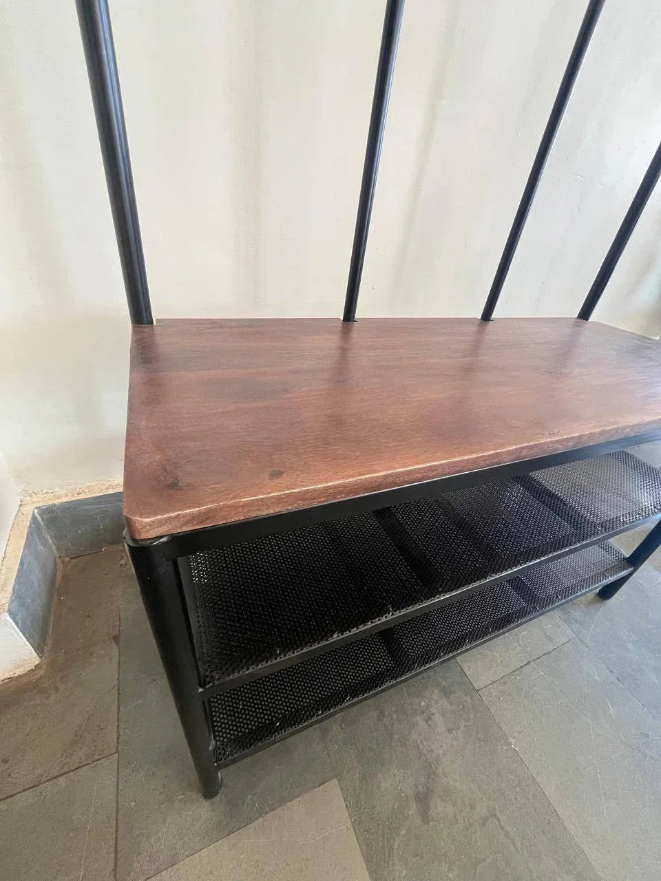 Multipurpose Hanger Rack with Storage Rack