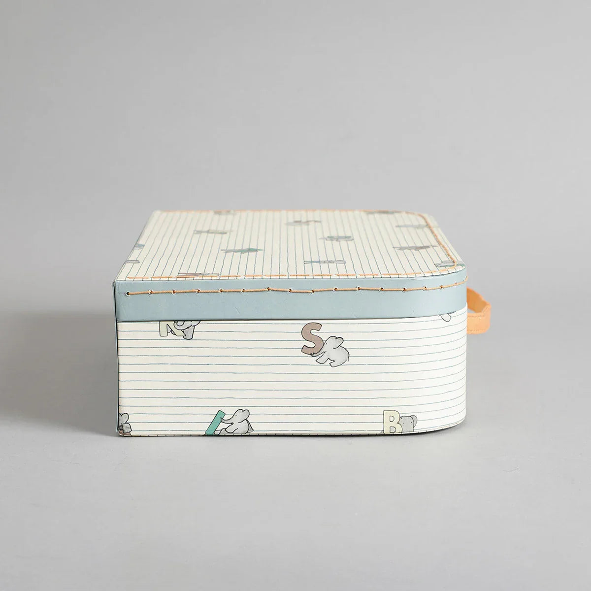 Abc Multi Printed Paper Suitcase