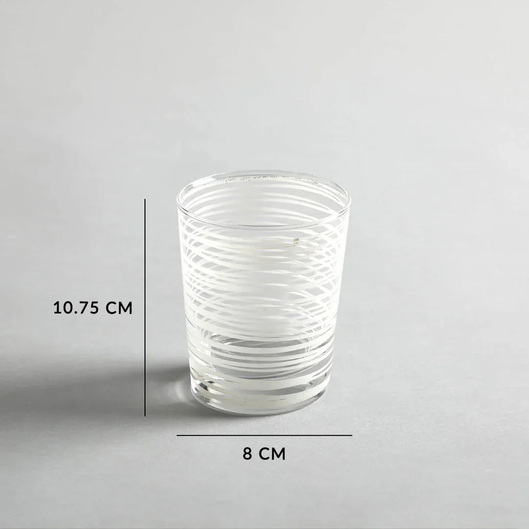 Mila Clear Drinking Glass Set Of 6