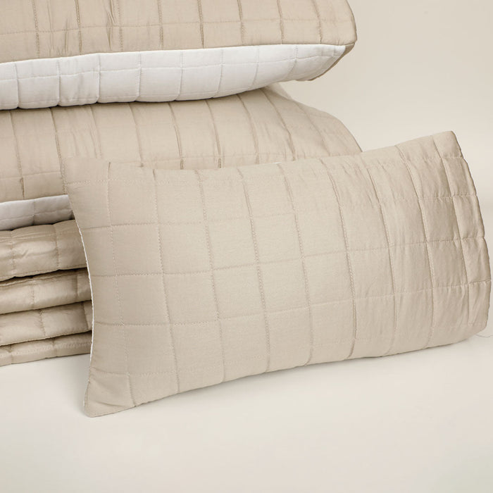 Quilted Reversible Bedspread Set