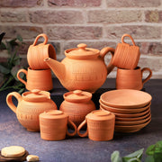 Terracotta Nawabi 15 Pcs Tea Cup Set
