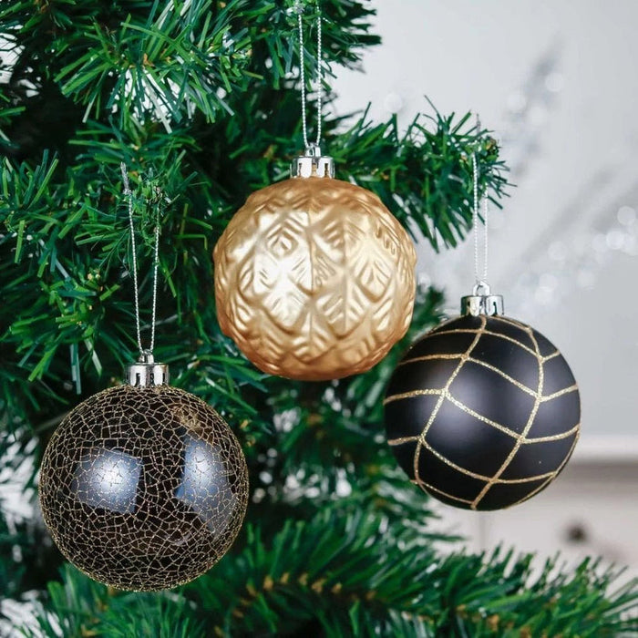 16 Pcs Christmas Ball Tree Ornaments Set |  Xmas Decoration