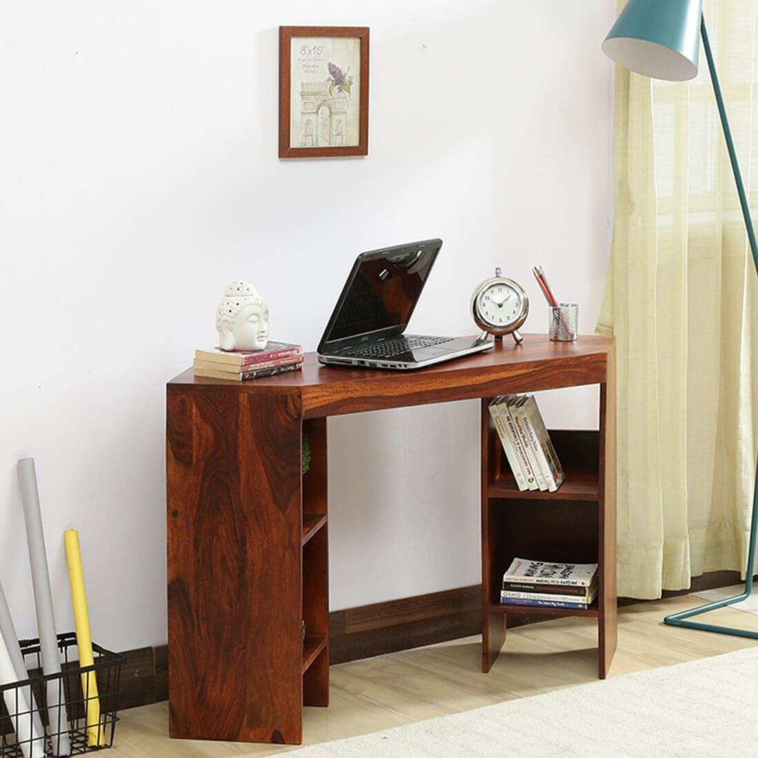 Corno Dune Desk | Sheesham Wood