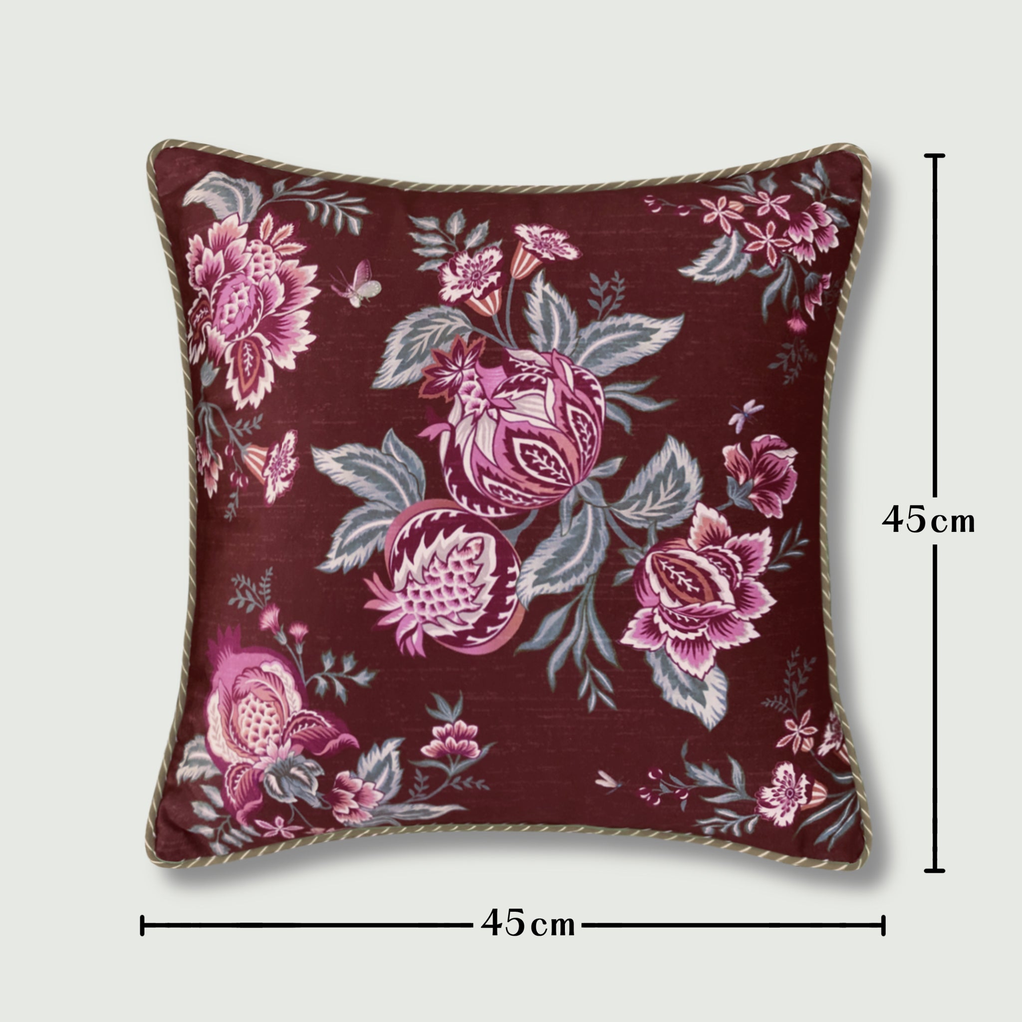 Pomegranate Botanical Cushion Cover