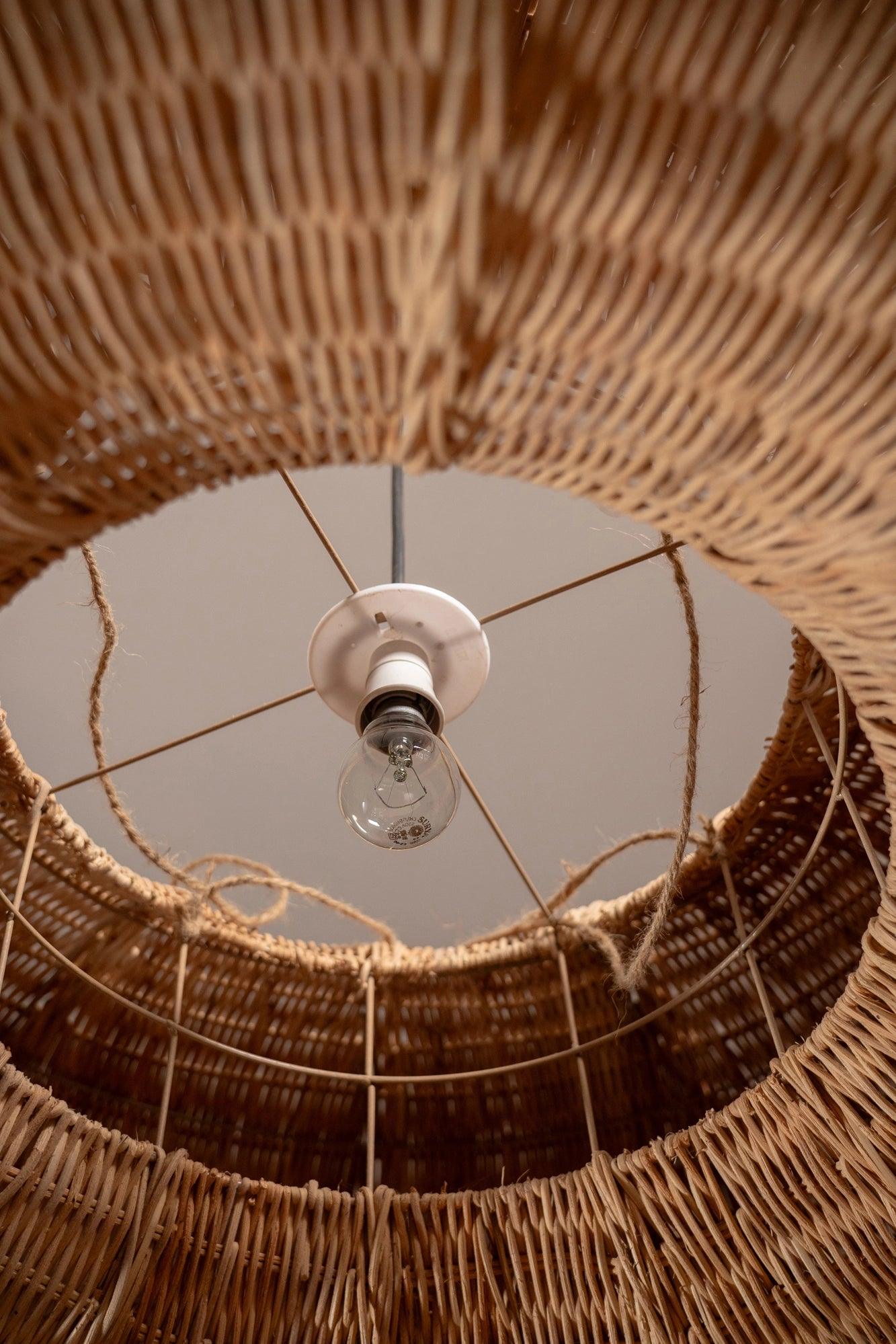 Rattan Donut Pendant Lampshade