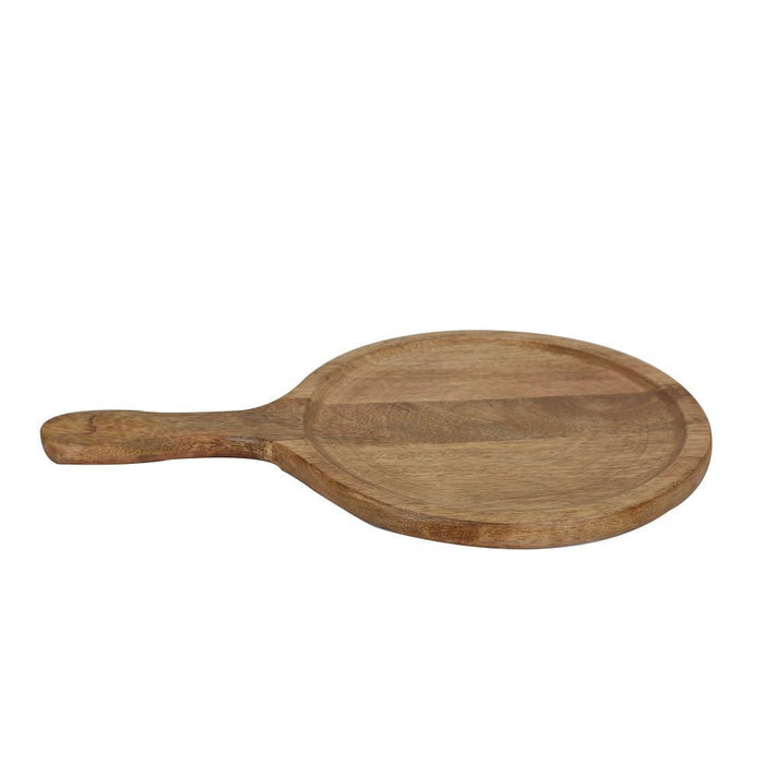 Aachman Wooden Platter with Handle 17.5 inches