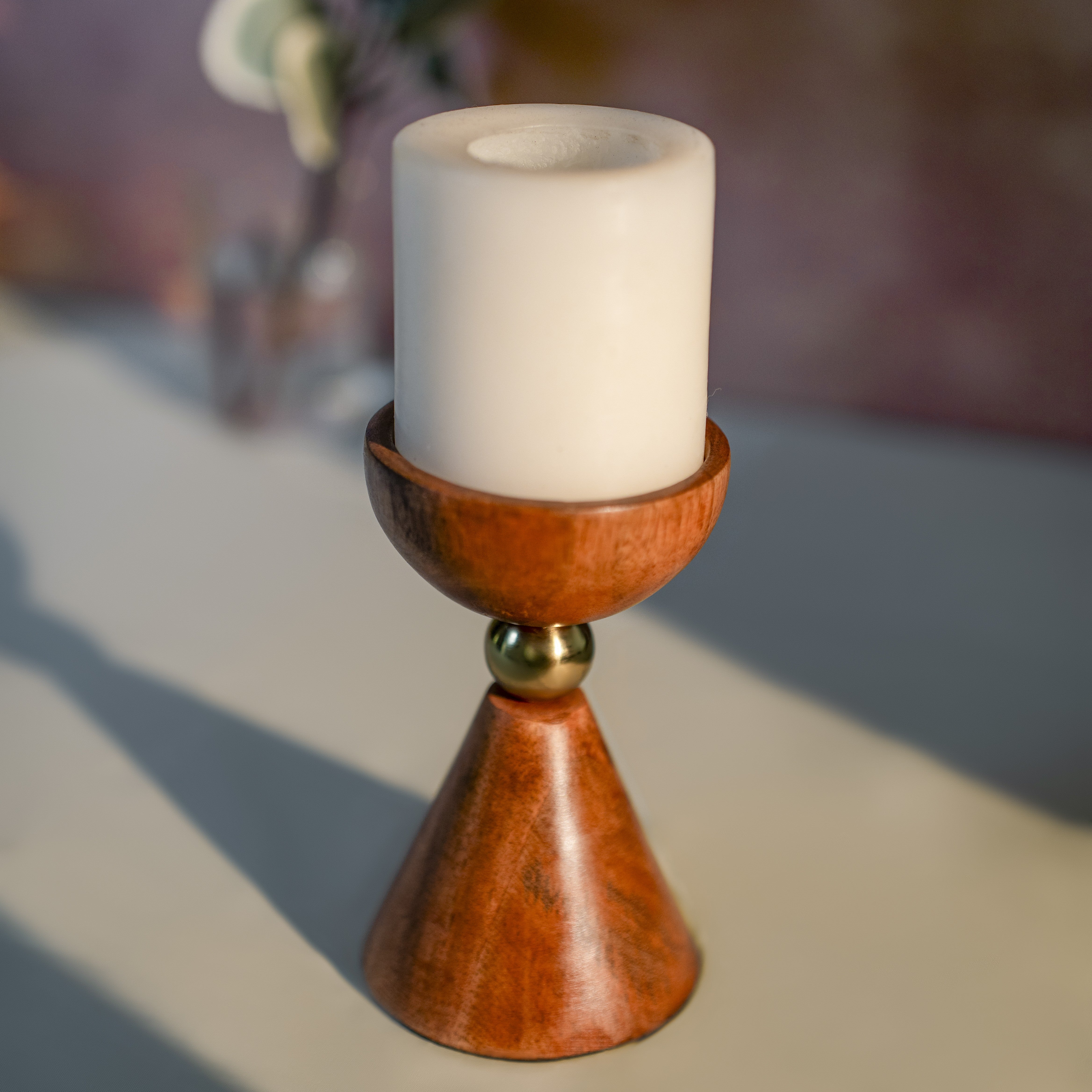 Ora-Aroha Pillar Candle Holder