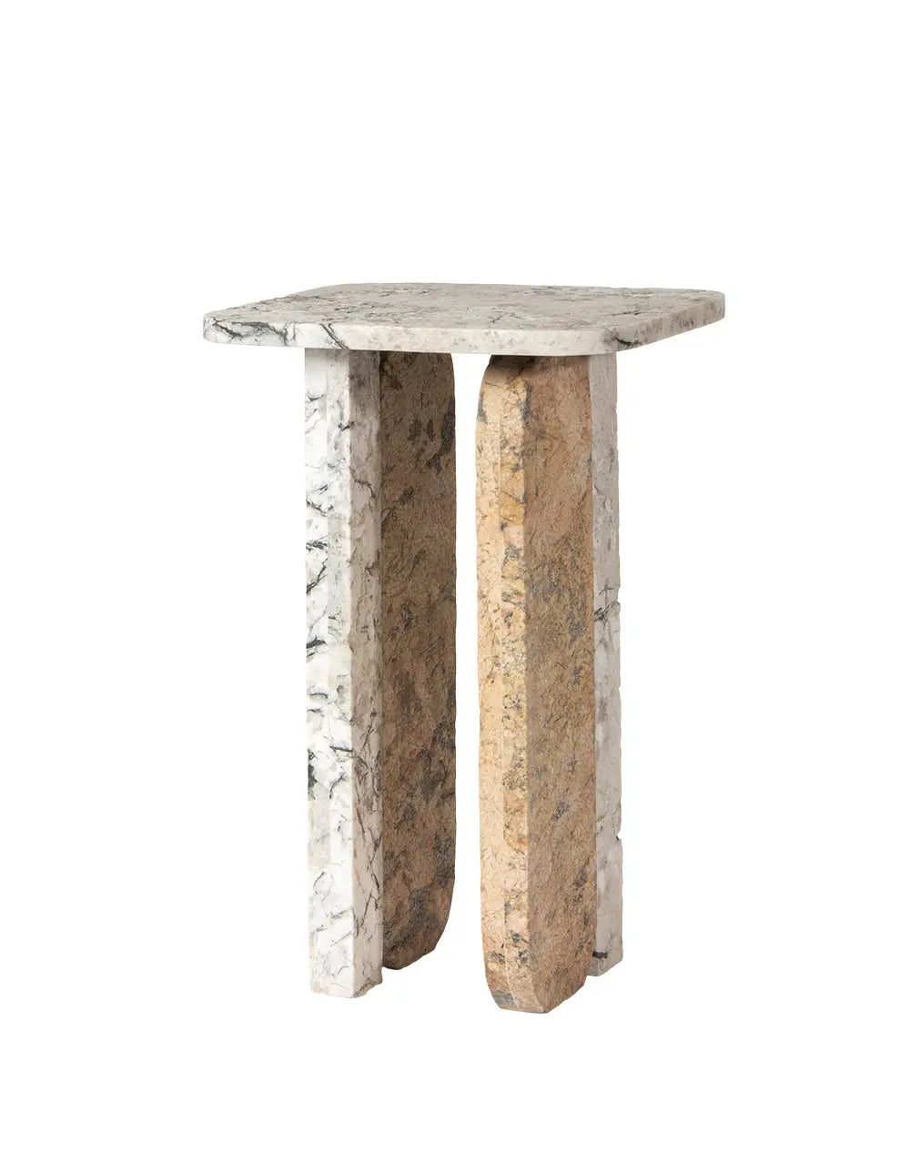 Marlo - Alaska white, Alaska beige | Side Table