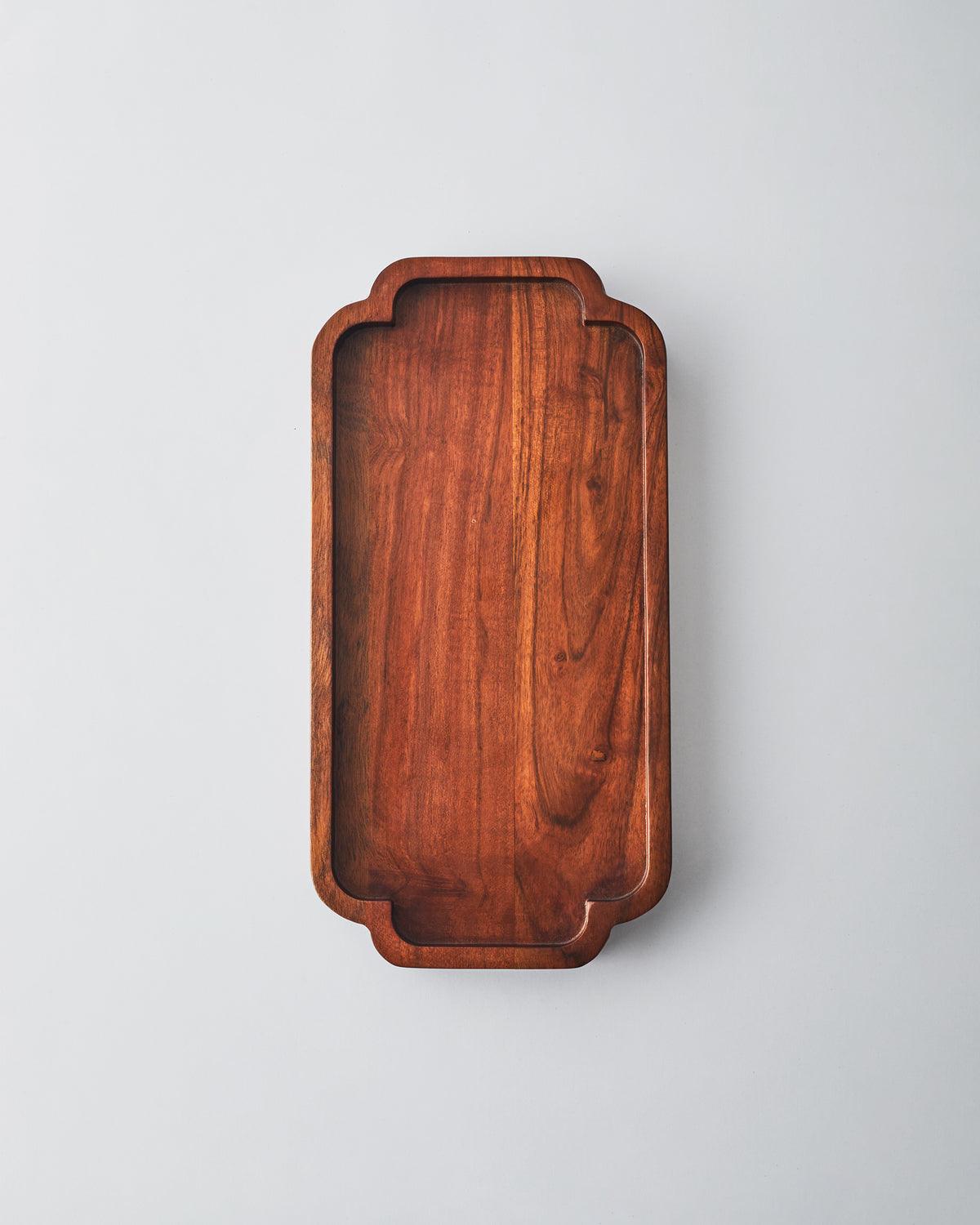 Acacia Wood Serving Tray | Wooden Serving Platter Snack Serving Tray