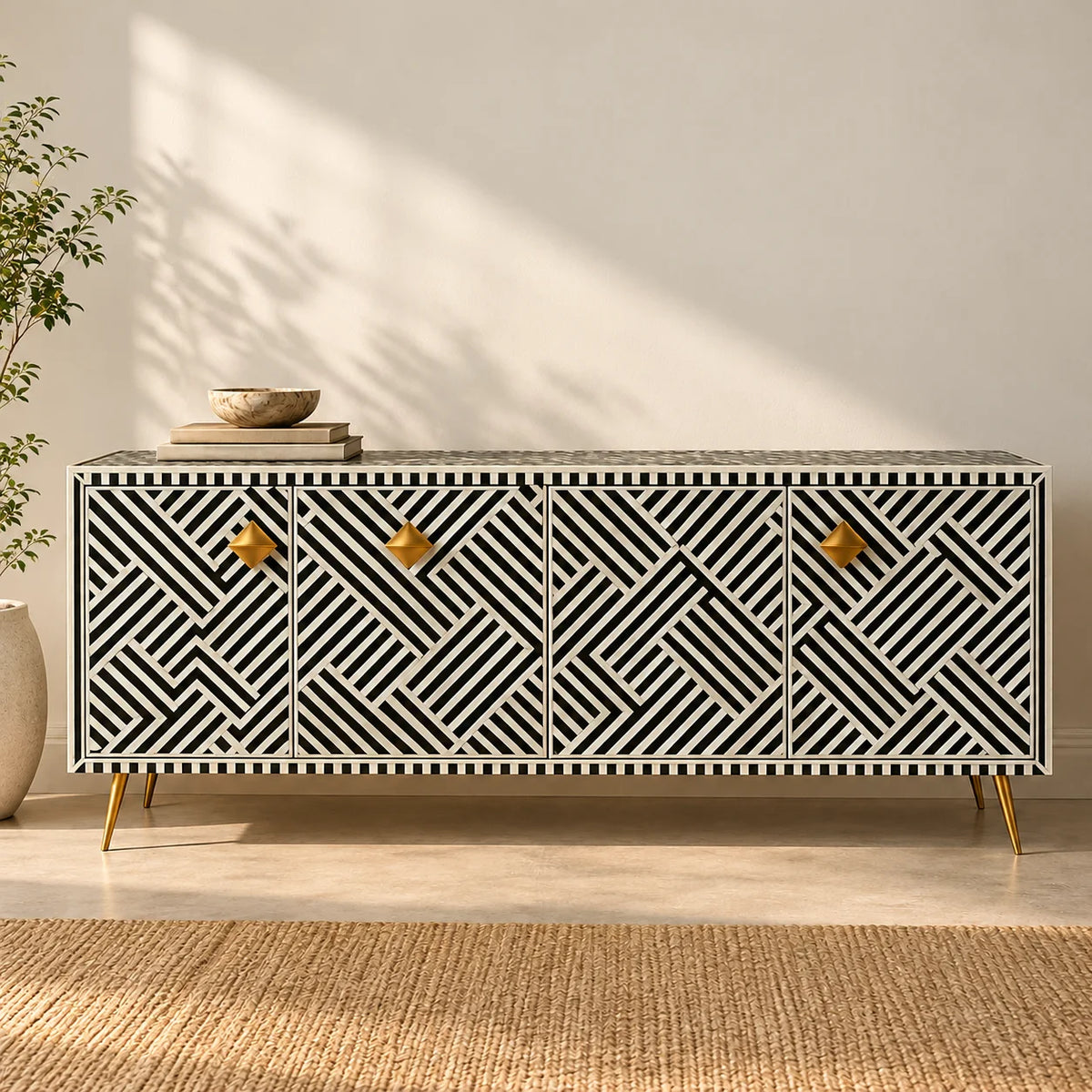 Chest of Drawer-Chevron
