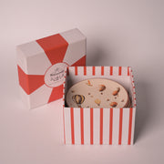 Hot Air Balloon Ceramic Tea Plates Gift Set (Set of 4) – Premium Gifting Box | Dessert Plates