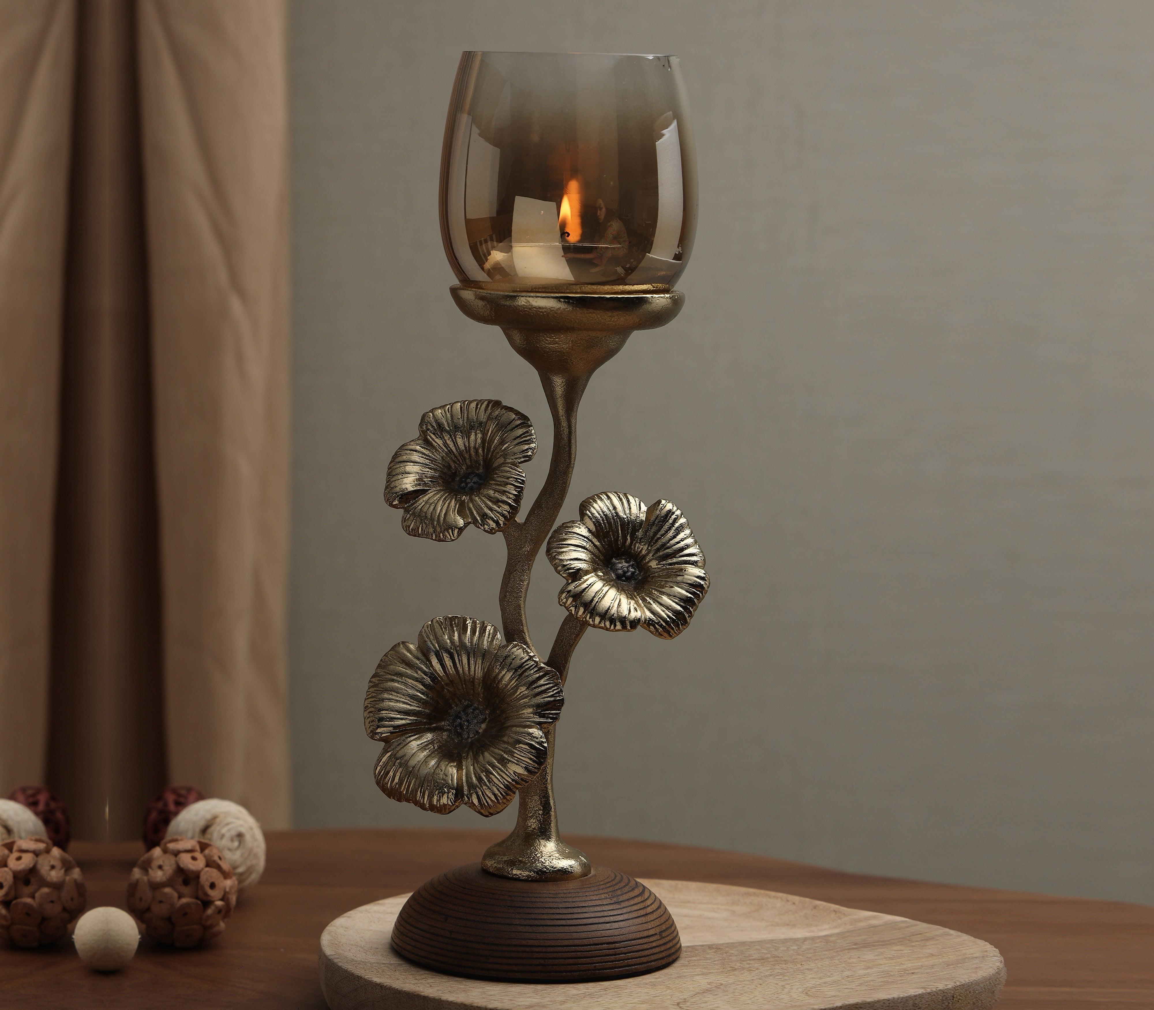 Bloom Designer Tea Light Candle Stand | T-light Holder for Home Decor